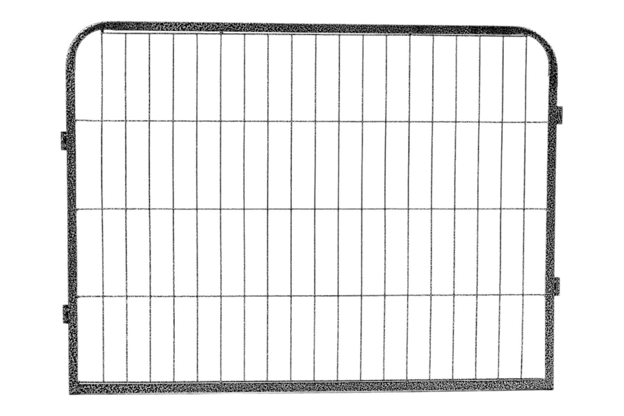Lendo Online Hondenkennel 8 panelen 80x60cm staal antraciet