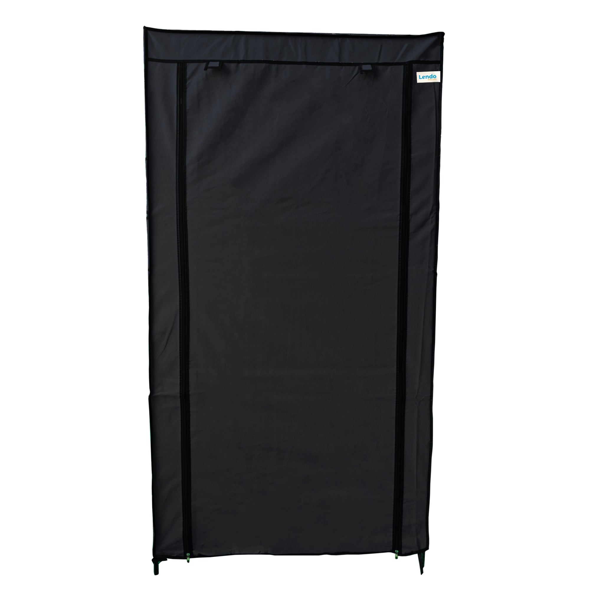 Lendo Online Schoenenkast opvouwbaar 9 vak 90x28x163cm zwart