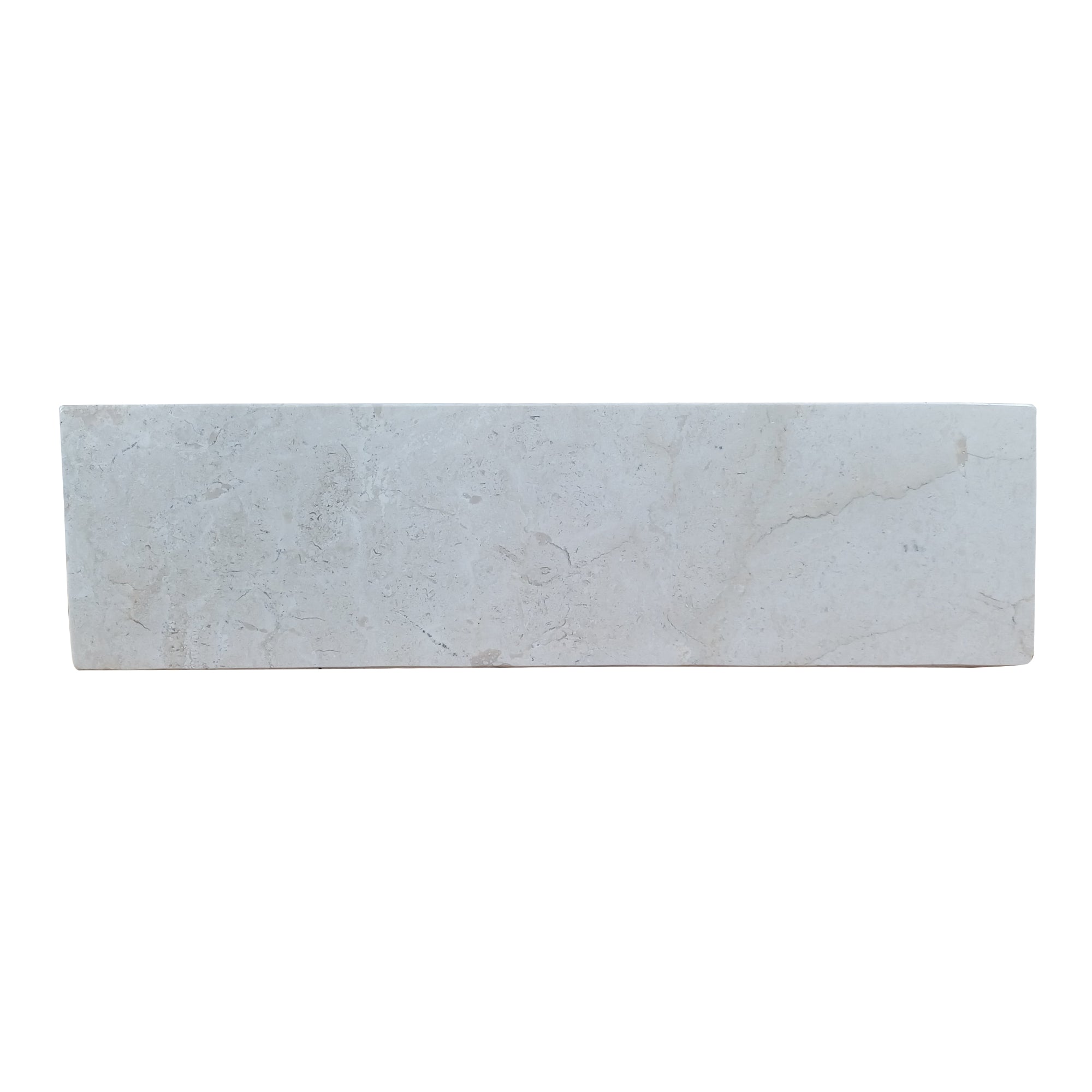 Lendo Online Wastafel rechthoekig 45x30x12cm marmer crème