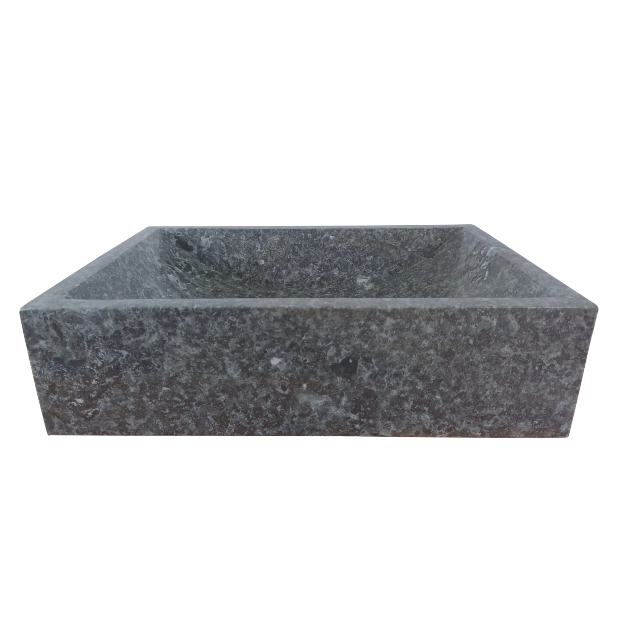 Lendo Online Wastafel rechthoekig 45x30x12cm marmer grijs