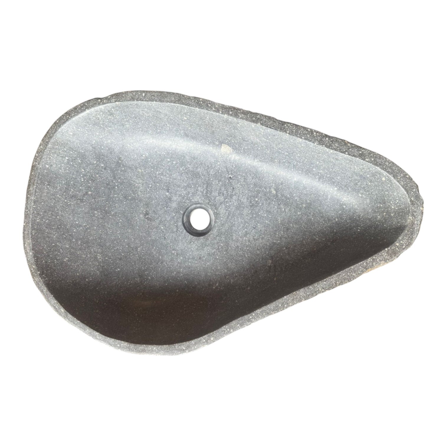 Lendo Online Wastafel ovaal (60-70)x(38-43) cm riviersteen koperkleurig