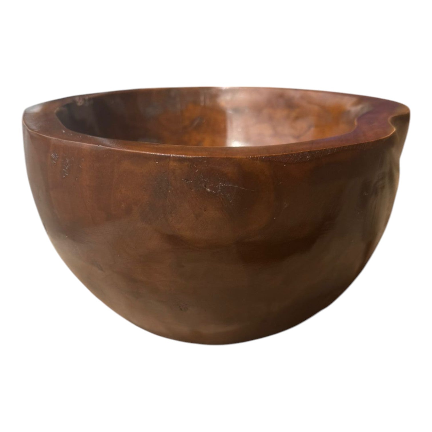 Lendo Online Wastafel ovaal 30x25x12cm teakhout bruin
