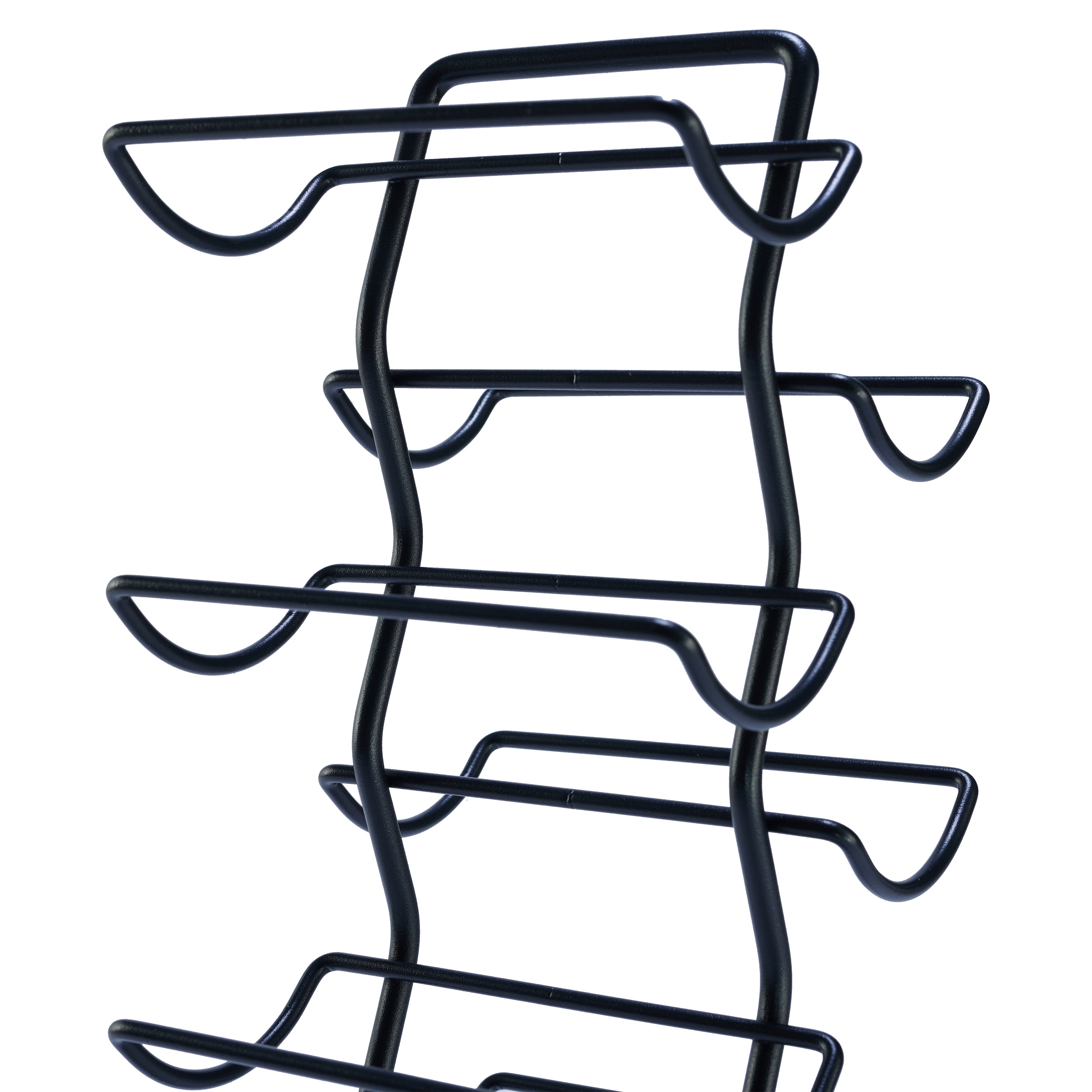Lendo Online Wijnrek met kurkentrekker 12 flessen 22x16x70cm zwart