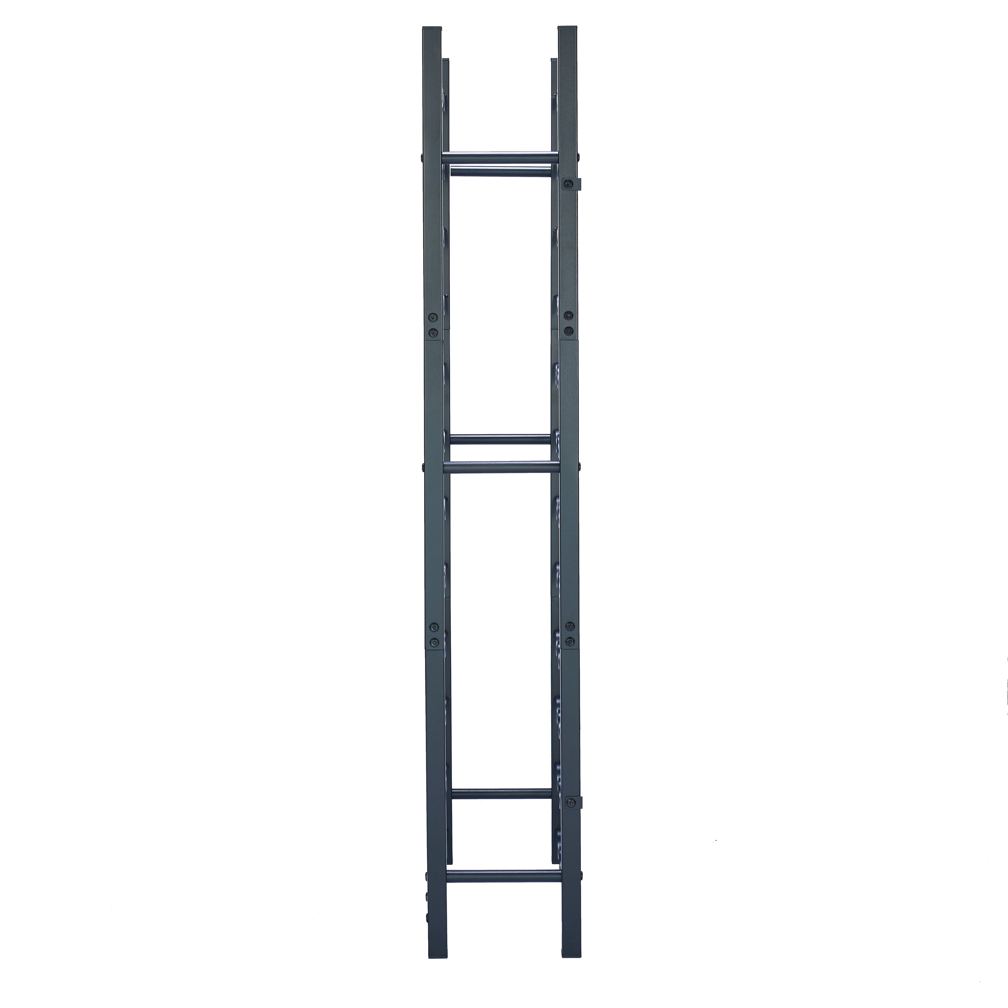 Lendo Online Wijnrek met kurkentrekker 48 flessen 45x20x120cm zwart