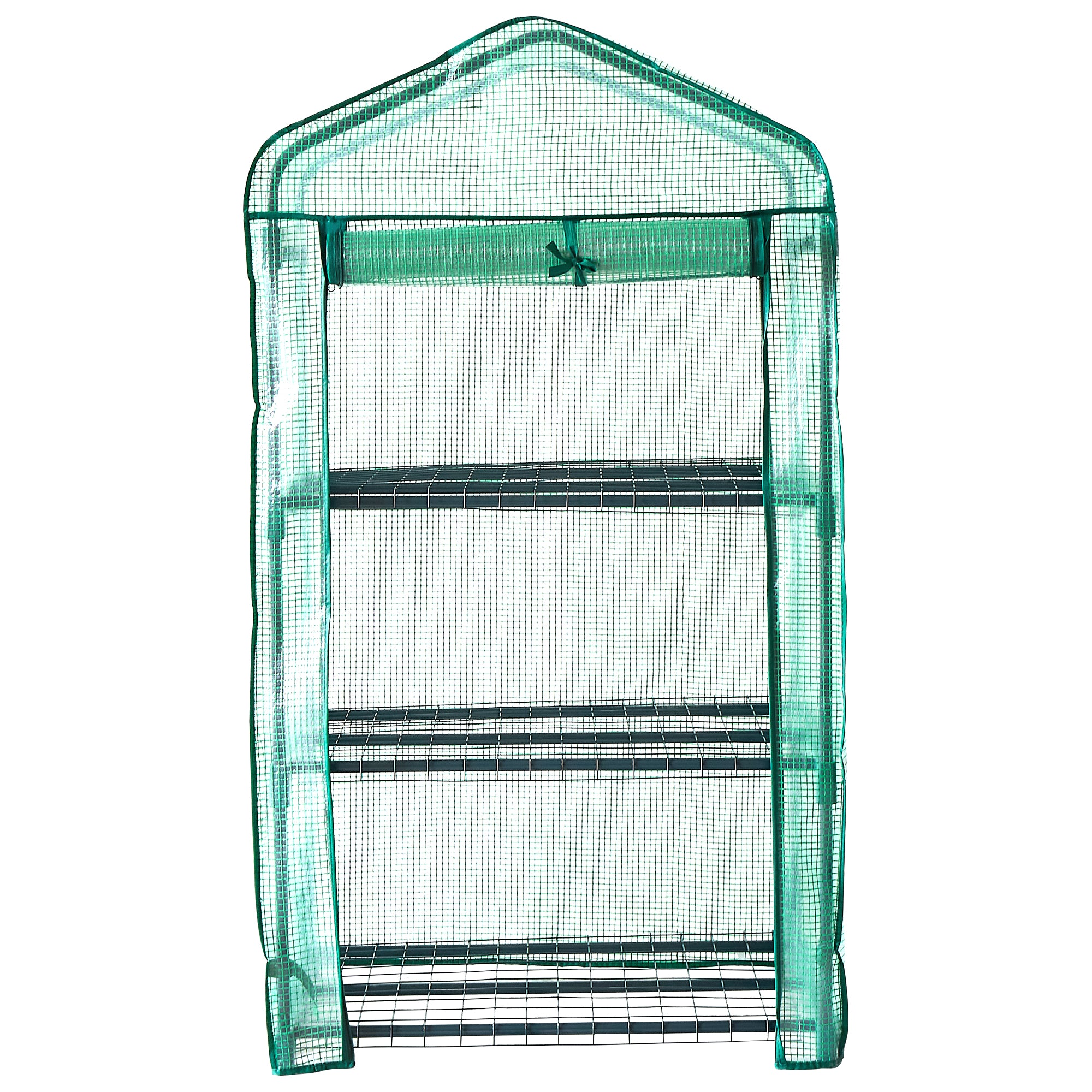 Lendo Online Serre de jardin 3 étages couverture PE 69x49x125cm acier