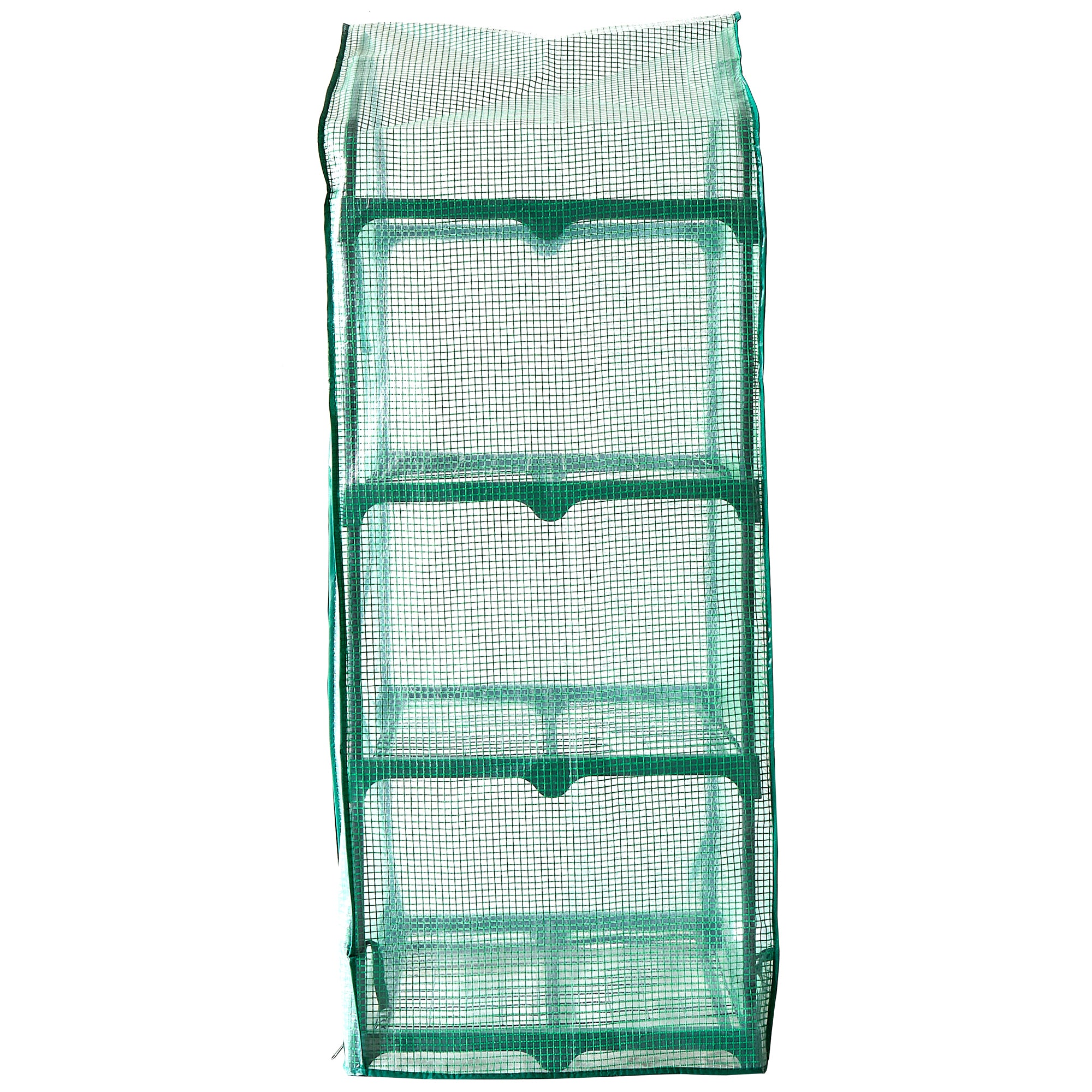 Lendo Online Serre de jardin 3 étages couverture PE 69x49x125cm acier