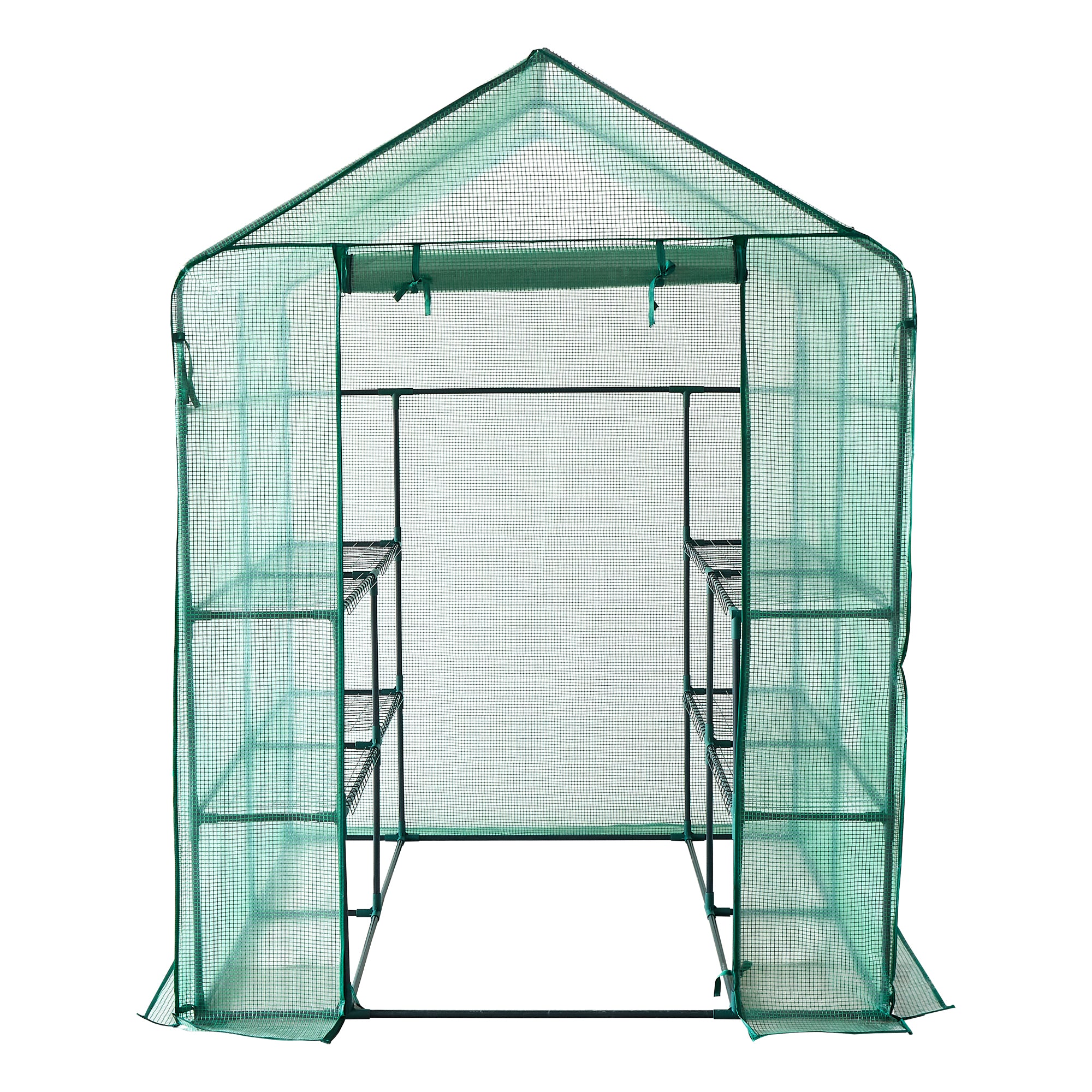 Lendo Online Tuinkas 3 etages PE folie 143x143x195cm gepoedercoat staal
