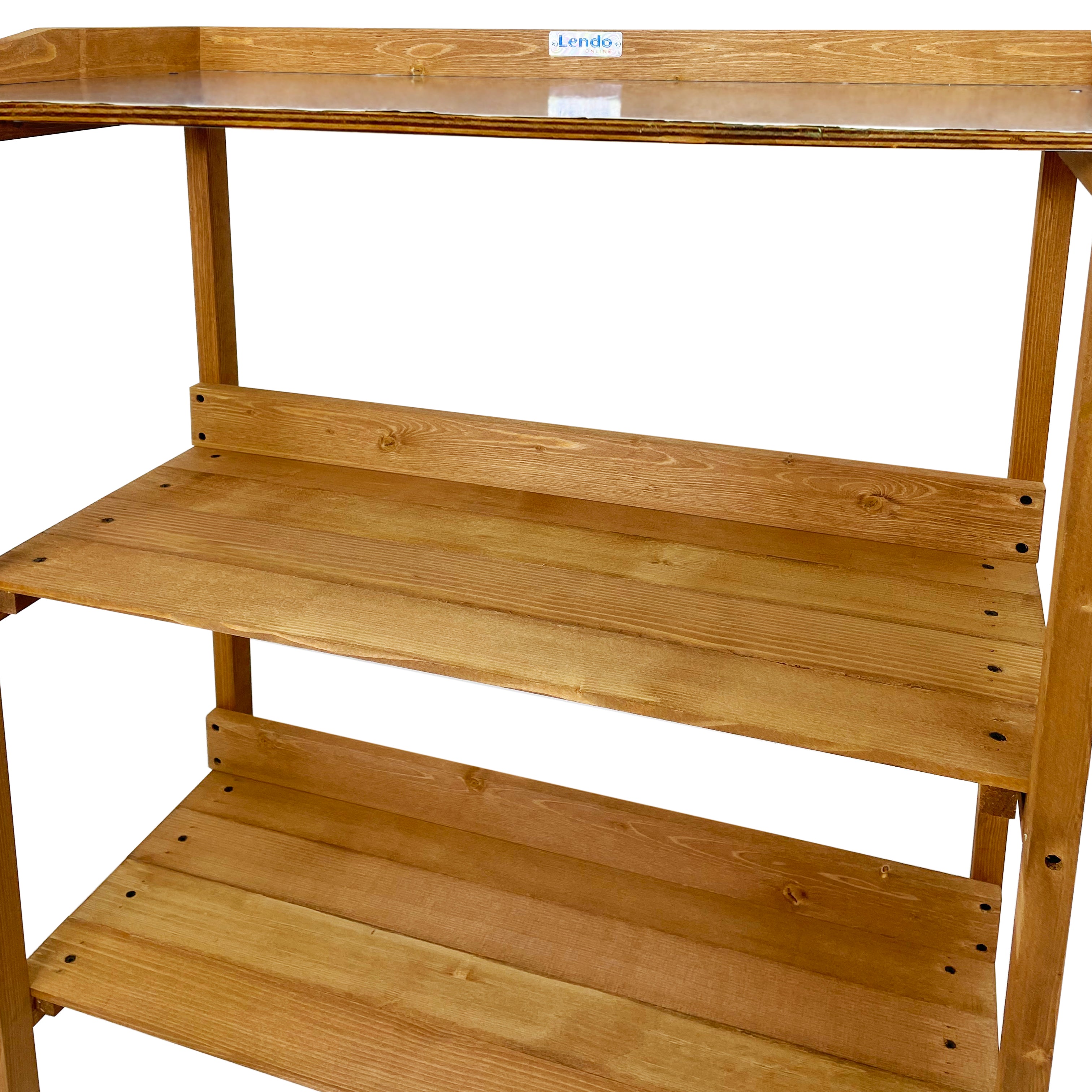 Lendo Online Oppottafel 76x37x92 cm geïmpregneerd vurenhout bruin