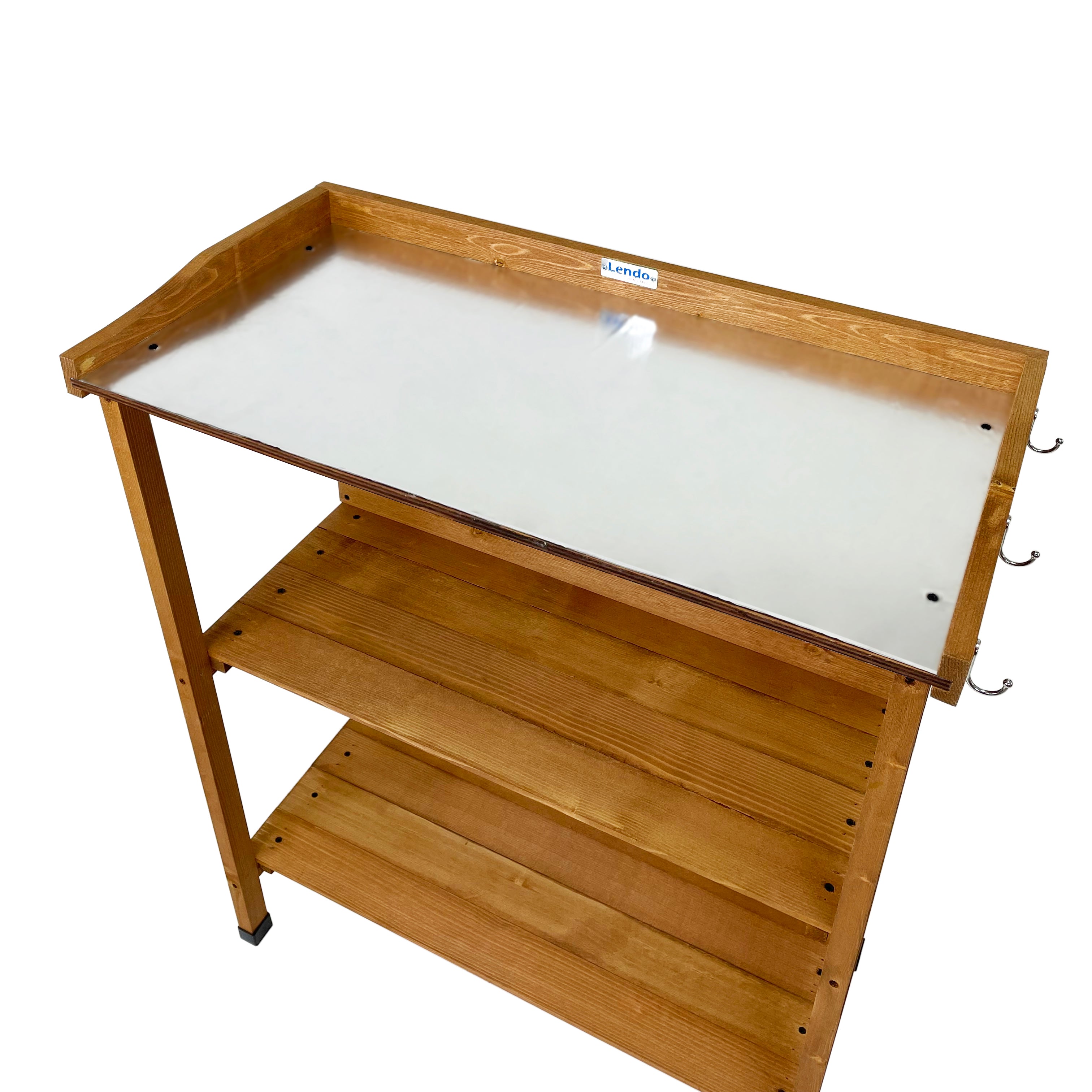 Lendo Online Oppottafel 76x37x92 cm geïmpregneerd vurenhout bruin