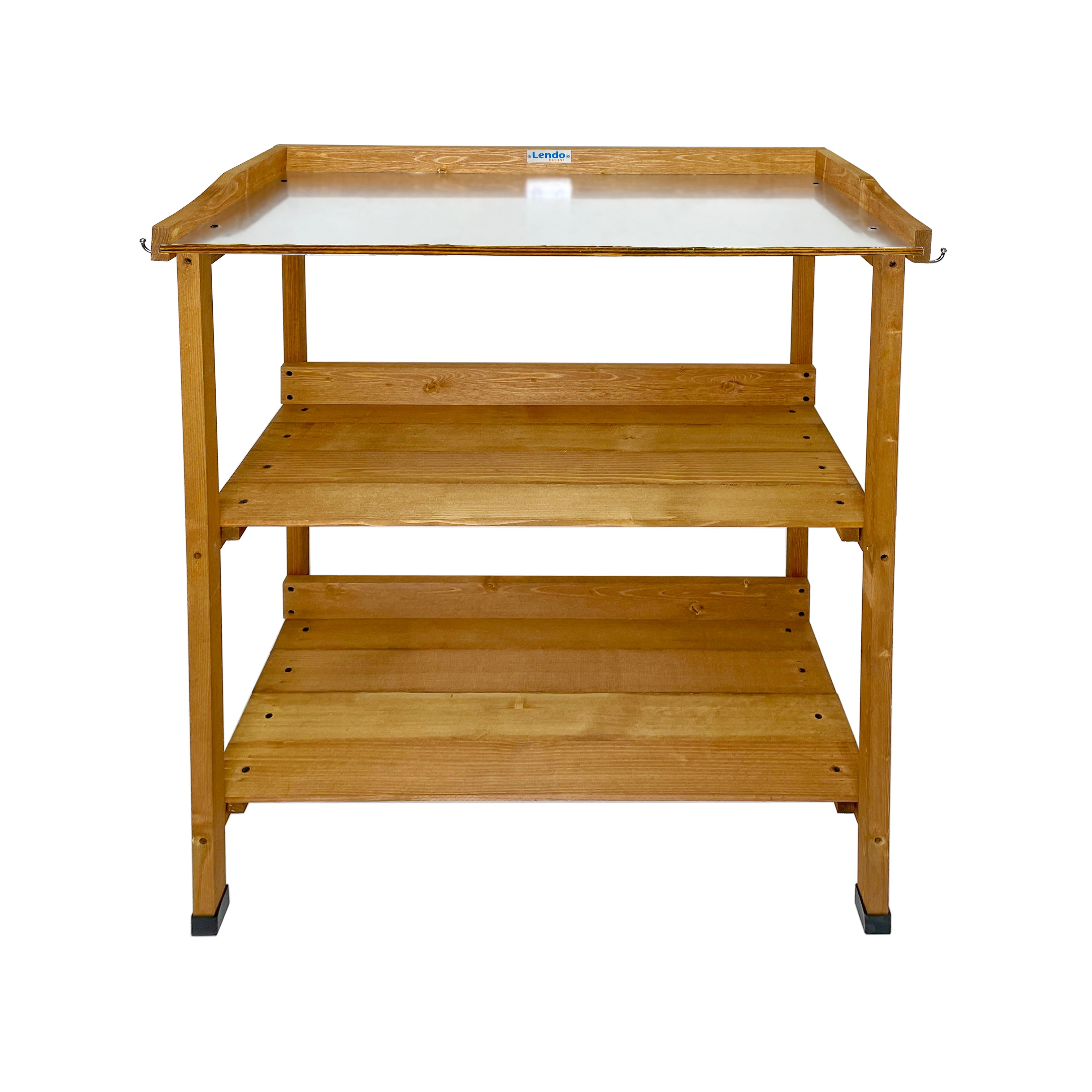 Lendo Online Oppottafel 76x37x92 cm geïmpregneerd vurenhout bruin