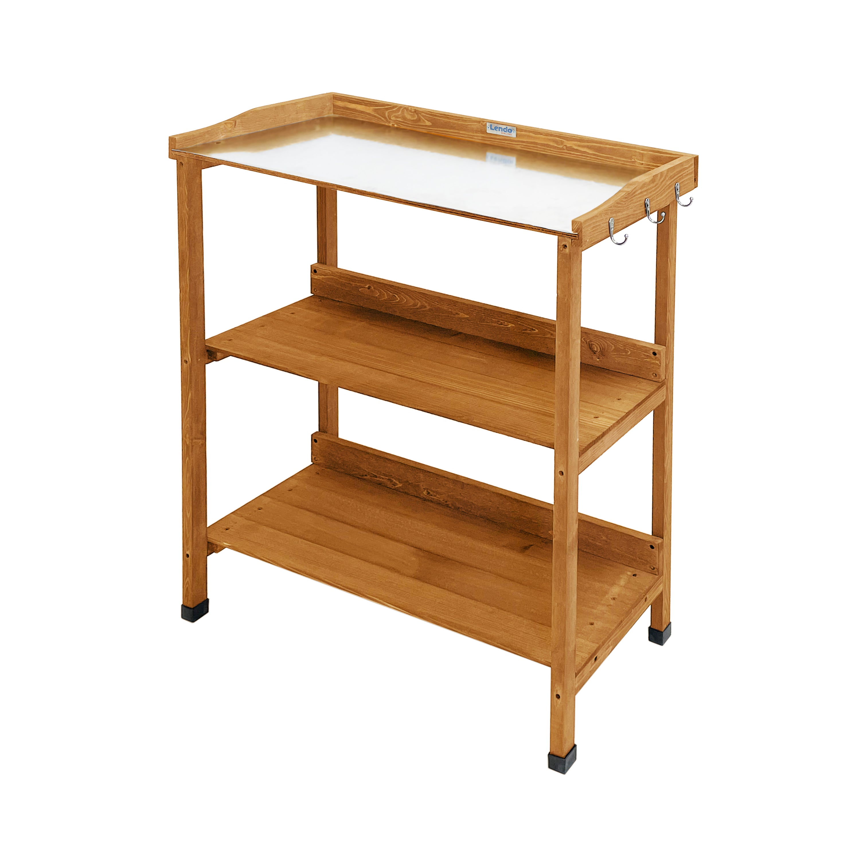 Lendo Online Oppottafel 76x37x92 cm geïmpregneerd vurenhout bruin