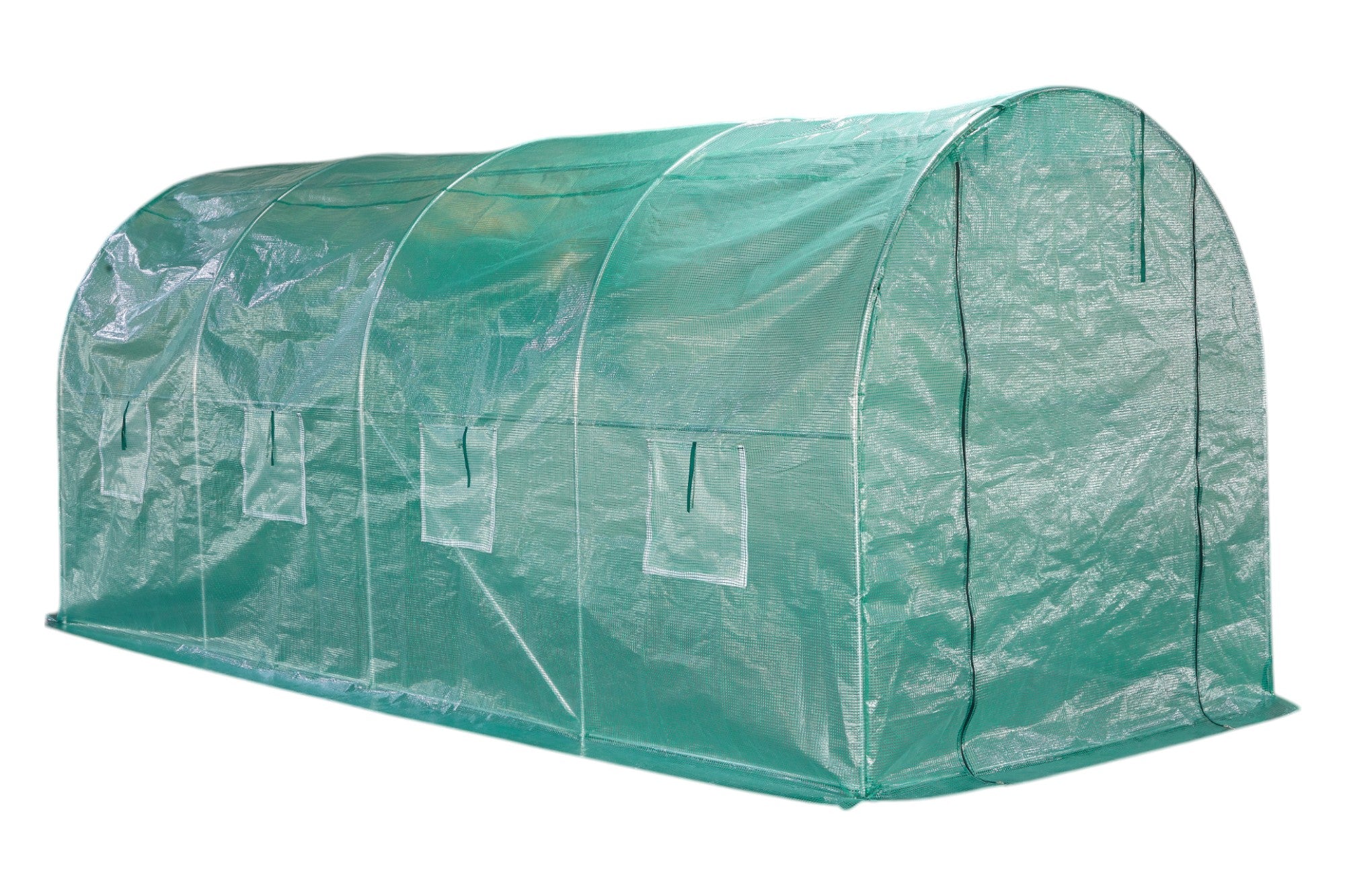 Lendo Online Tunnelkas met PE folie 200x450x200cm staal groen