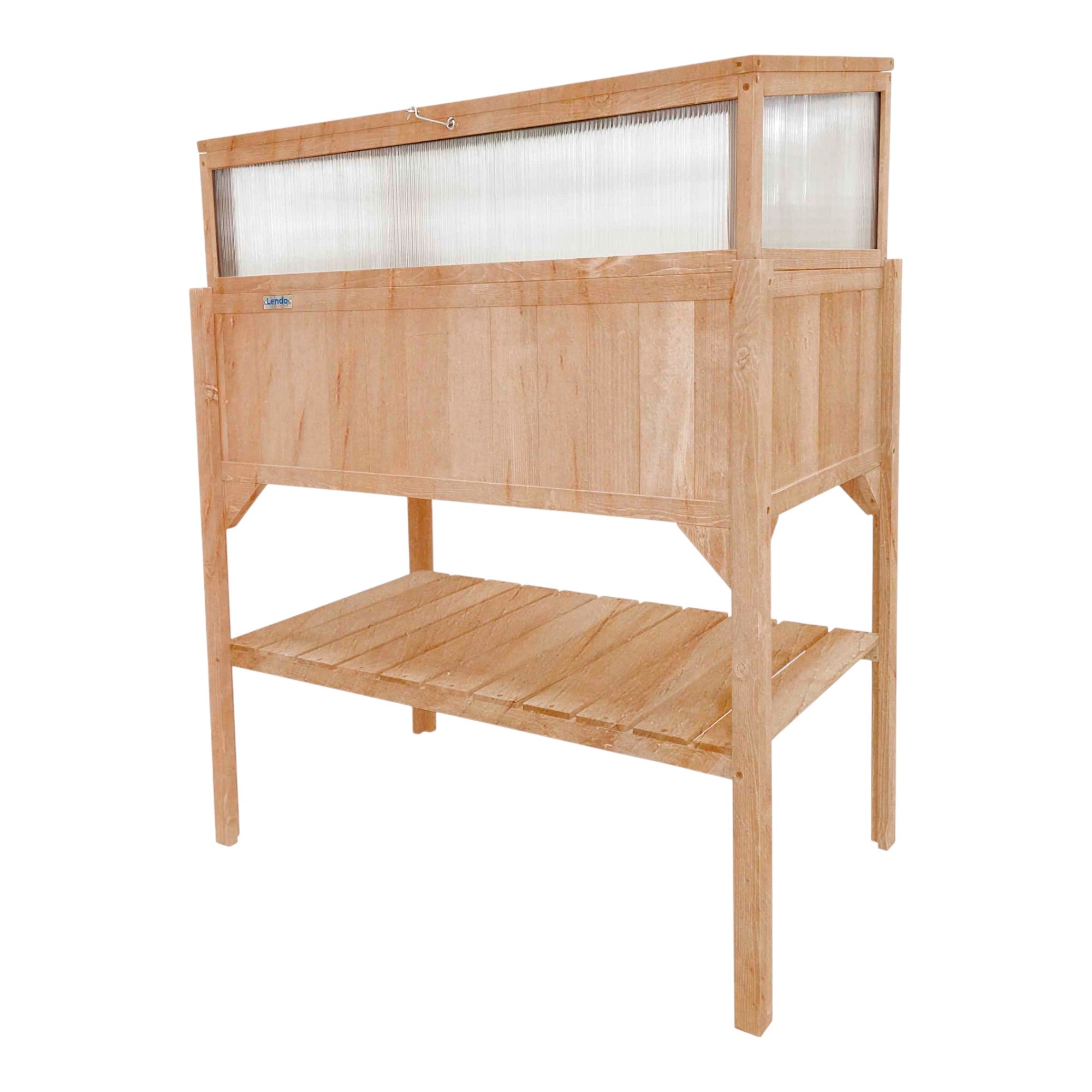Lendo Online Plantenbak met kweekbak 97,5x49x120 cm vurenhout naturel