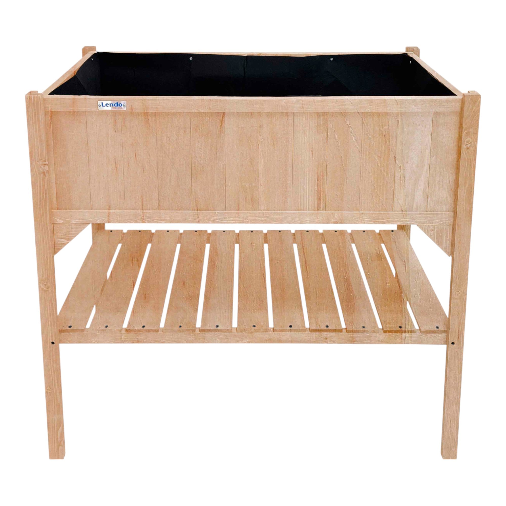 Lendo Online Plantenbak met kweekbak 97,5x49x120 cm vurenhout naturel