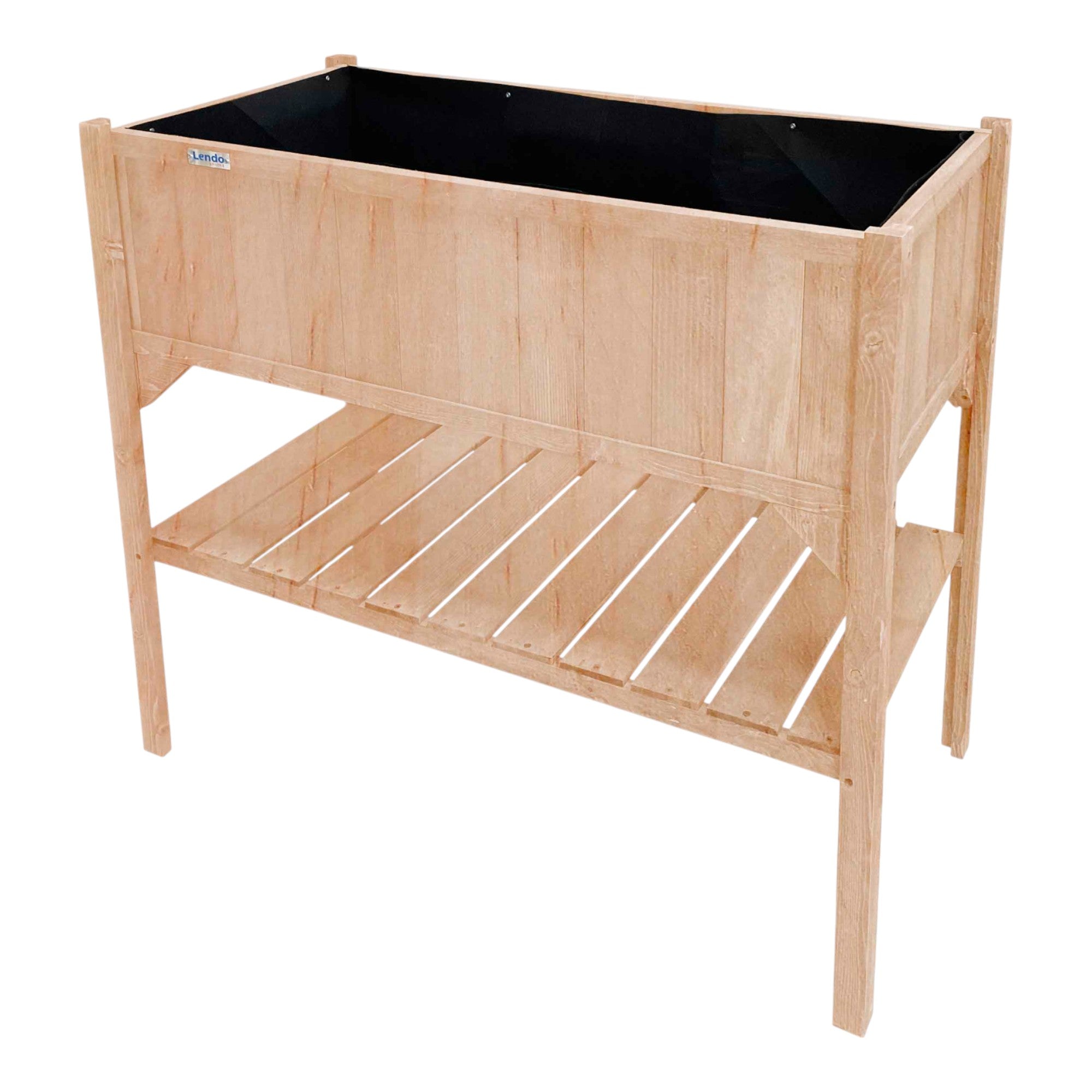 Lendo Online Plantenbak met kweekbak 97,5x49x120 cm vurenhout naturel