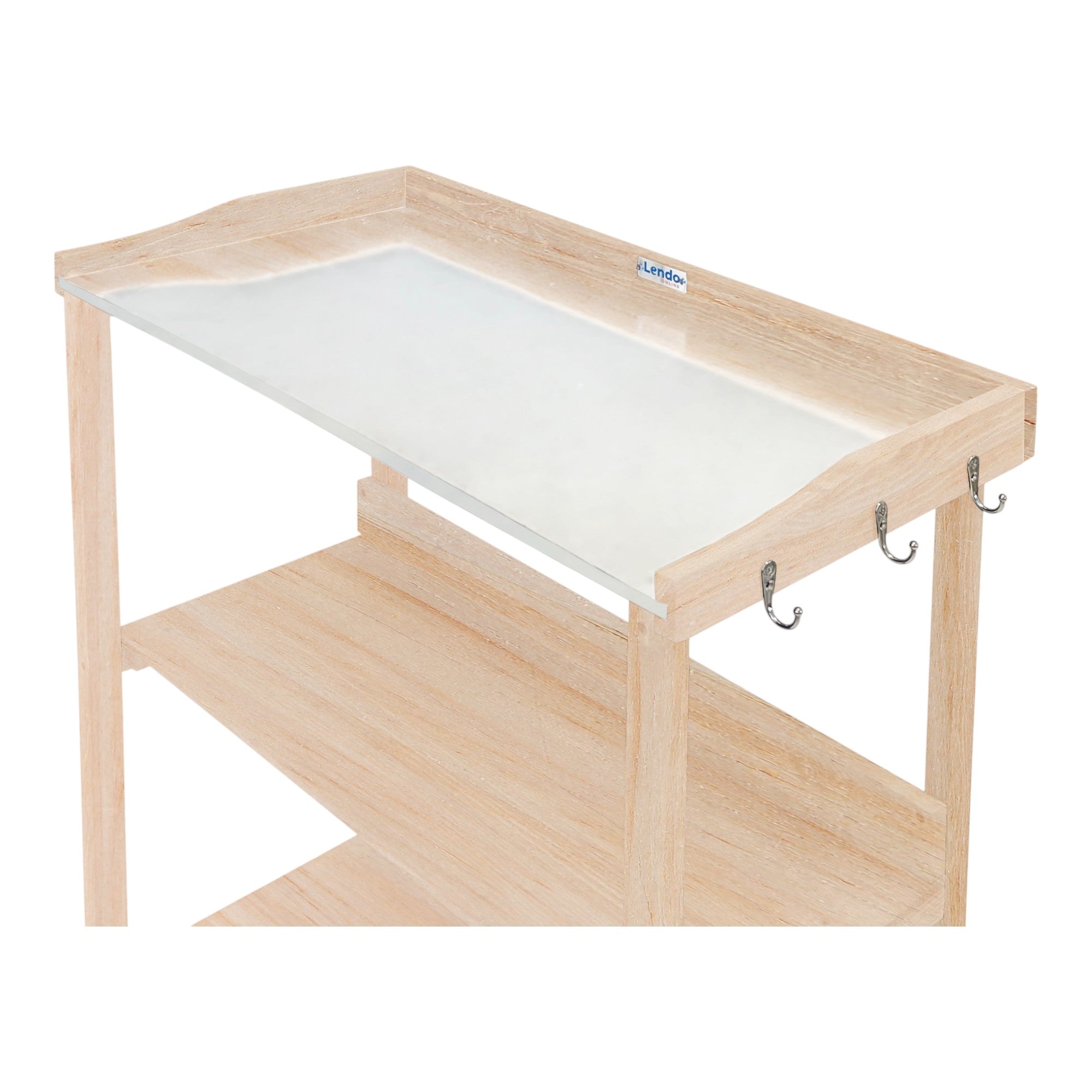 Lendo Online Oppottafel 76x37x92 cm geïmpregneerd vurenhout naturel