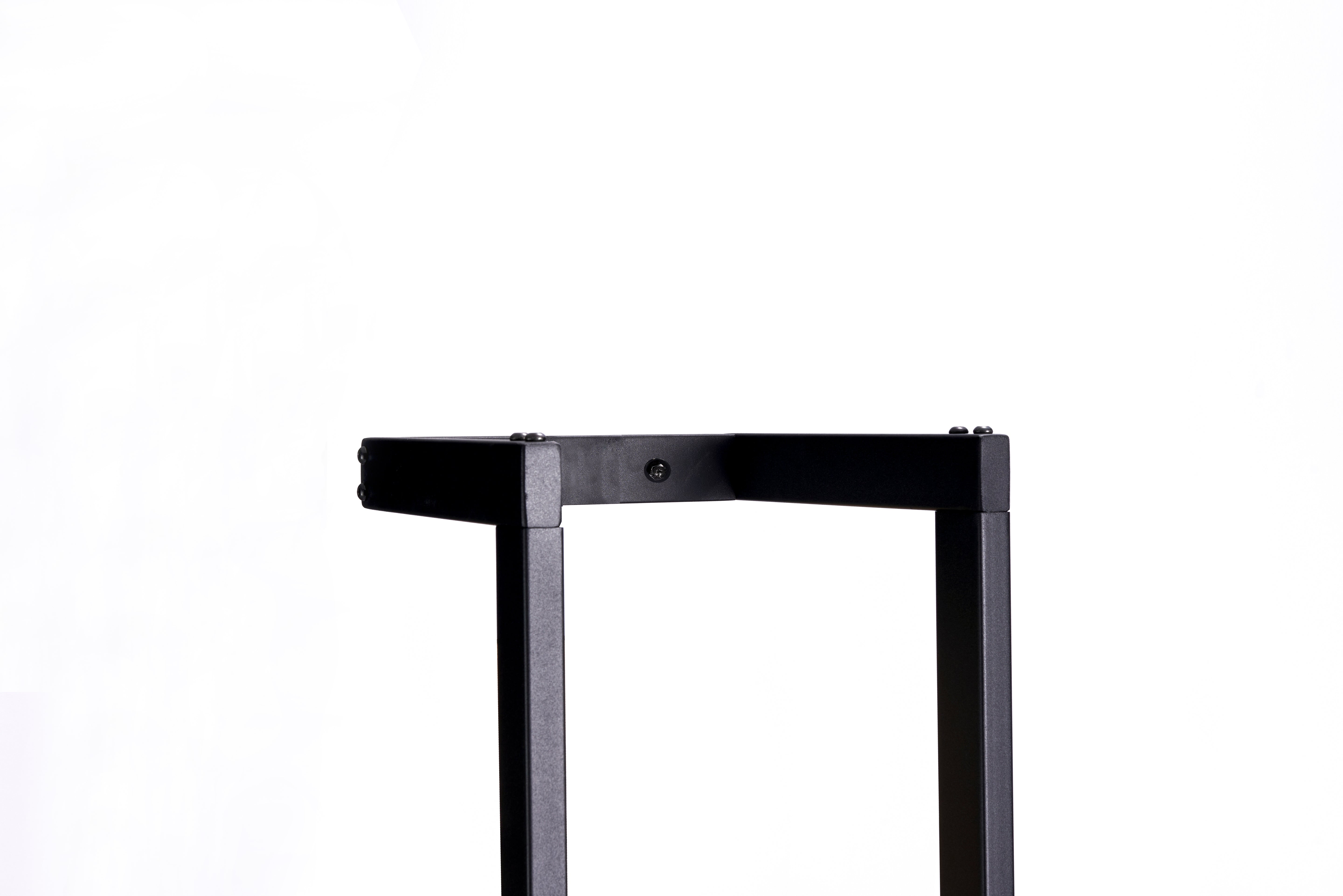 Lendo Online Brandhoutrek wandmodel 25x25x148cm zwart staal