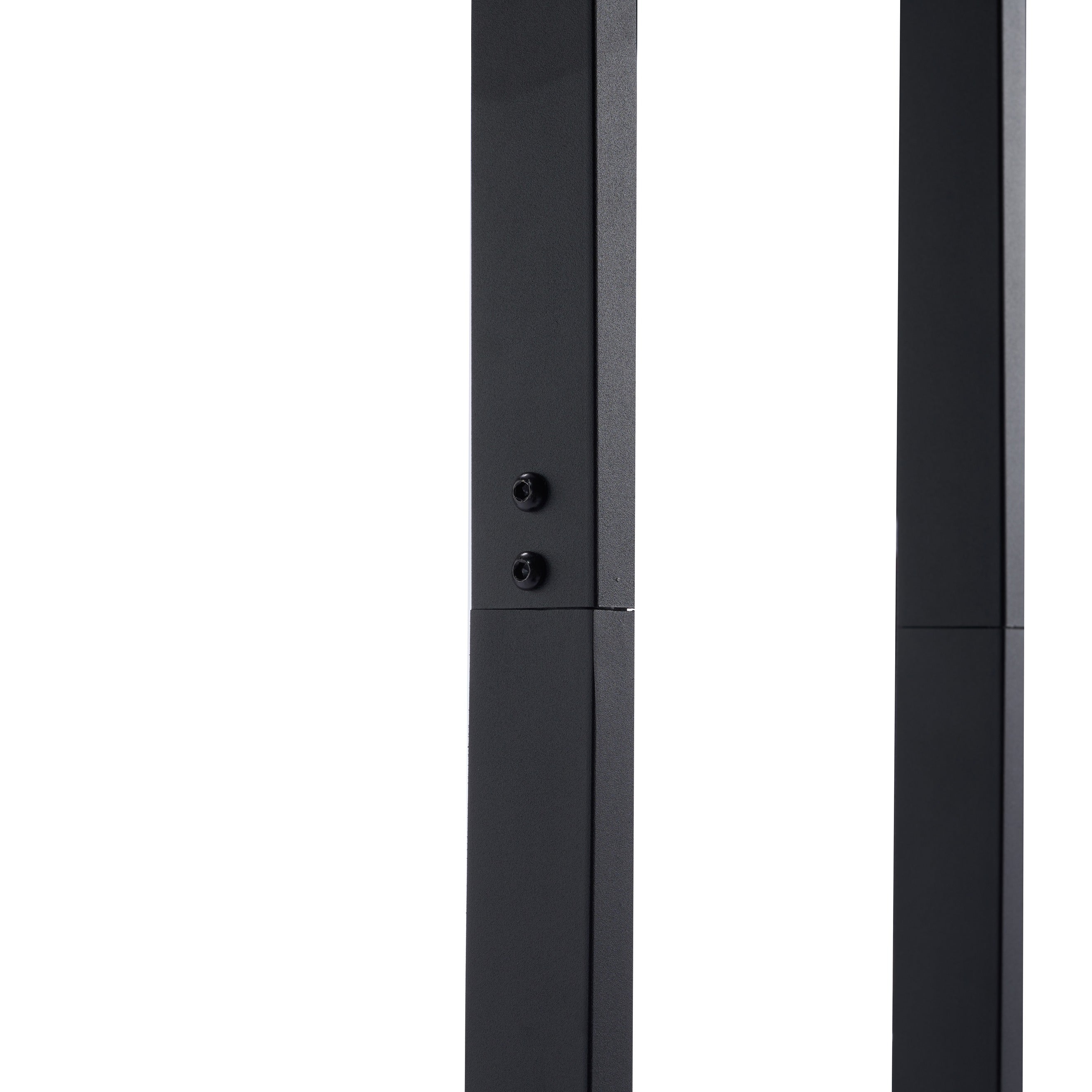 Lendo Online Support à bois de chauffage et housse de protection 100x25x196cm noir