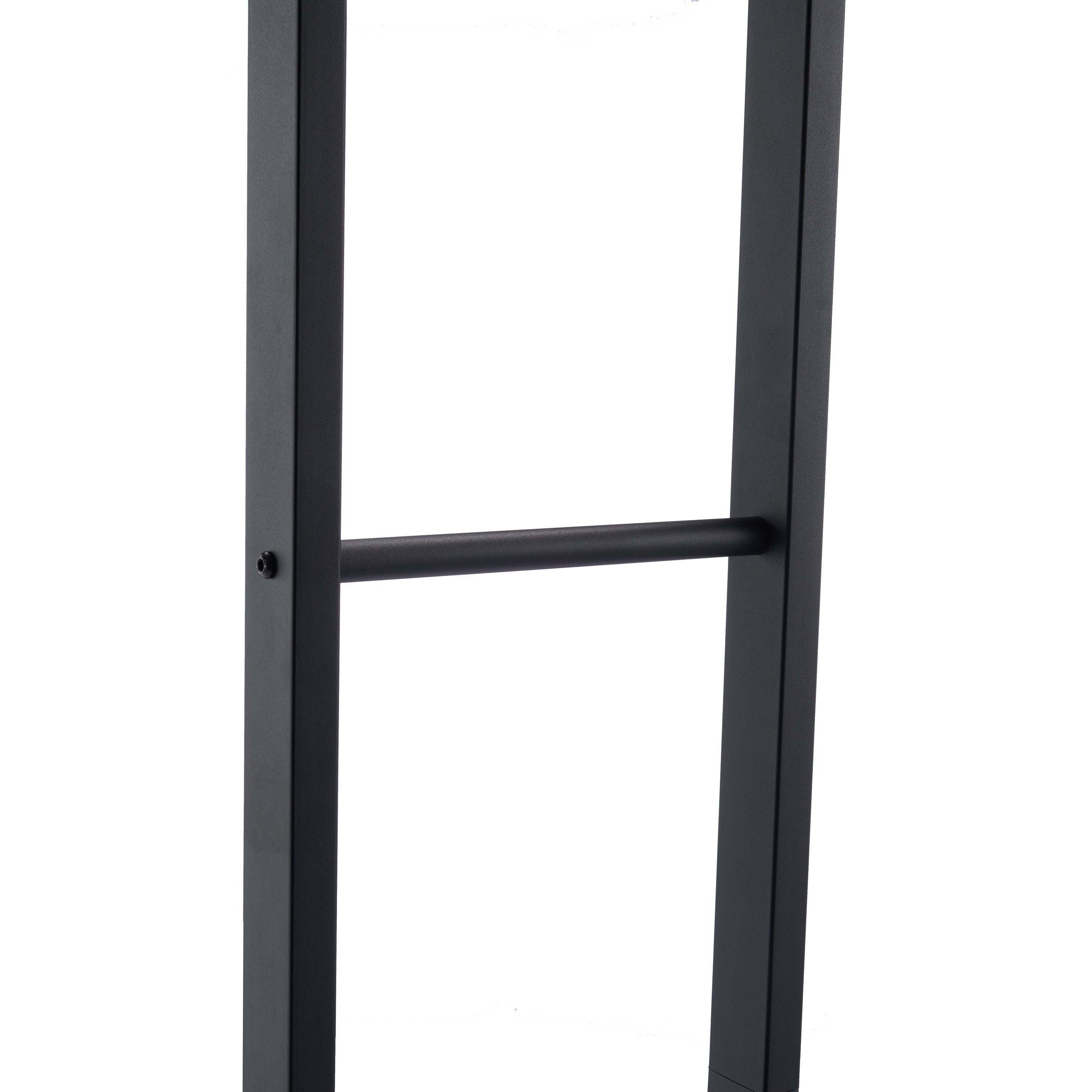 Lendo Online Support à bois de chauffage 100x25x196cm sac de transport acier noir