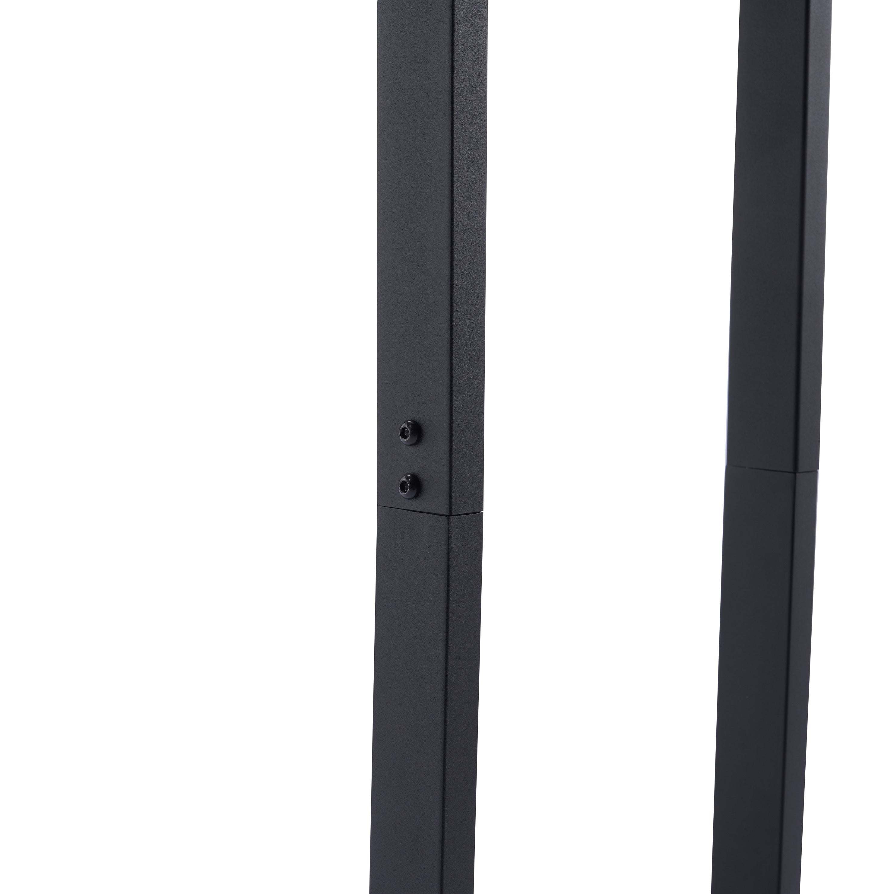 Lendo Online Brandhoutrek 100x25x100cm draagtas zwart staal