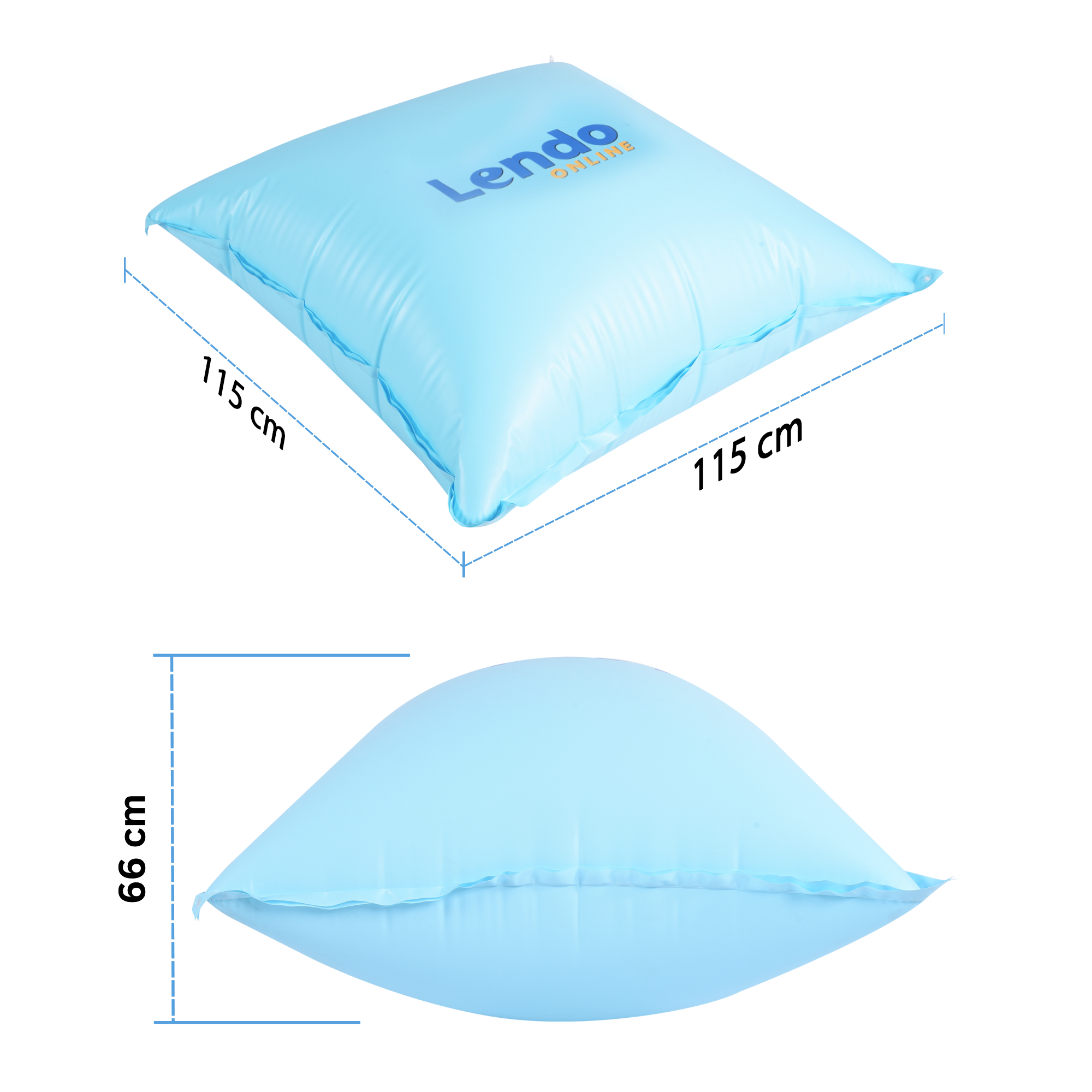 Lendo Online Coussin de piscine pour couverture de piscine 120x120cm 4 pcs