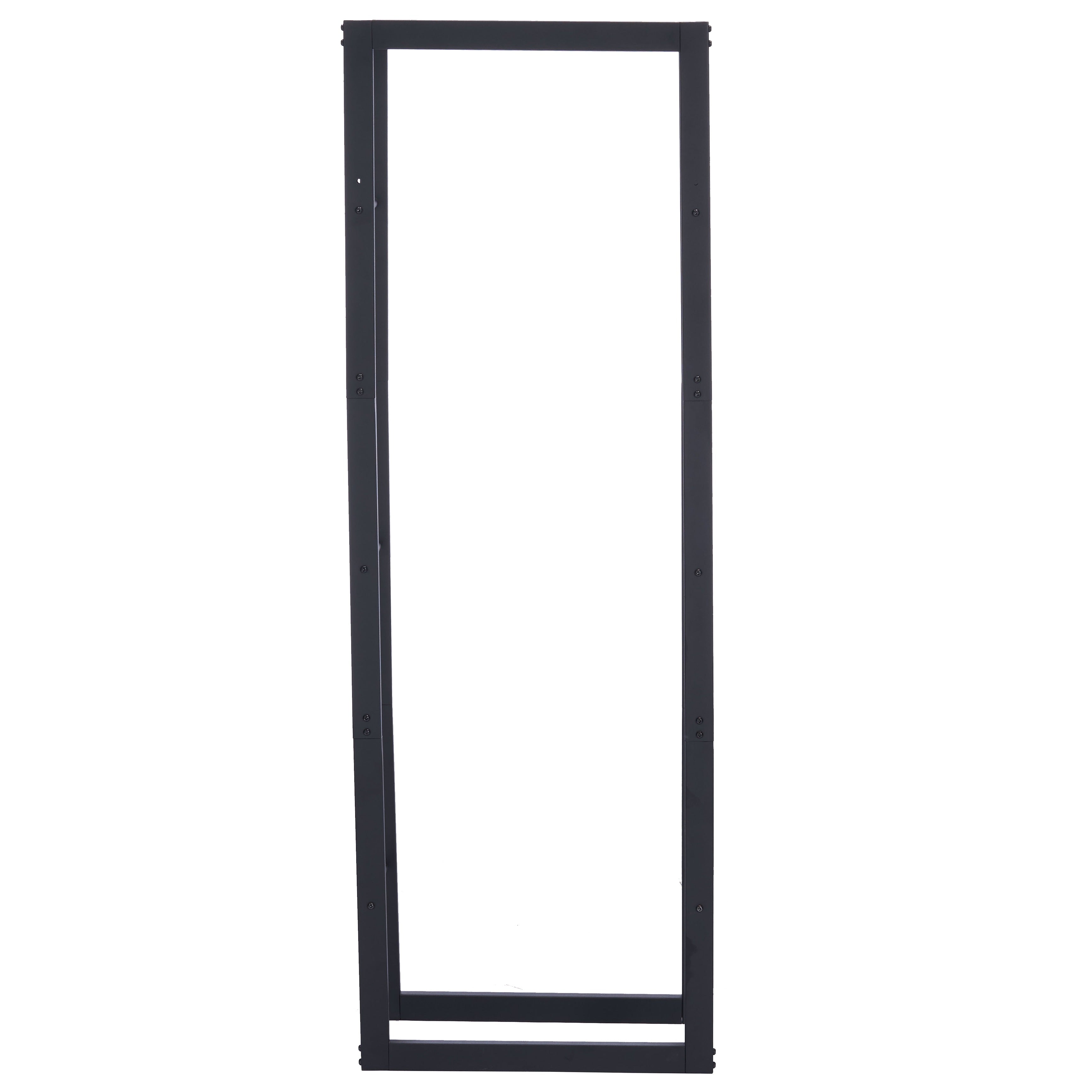 Lendo Online Support à bois de chauffage 50x25x148cm sac de transport acier noir