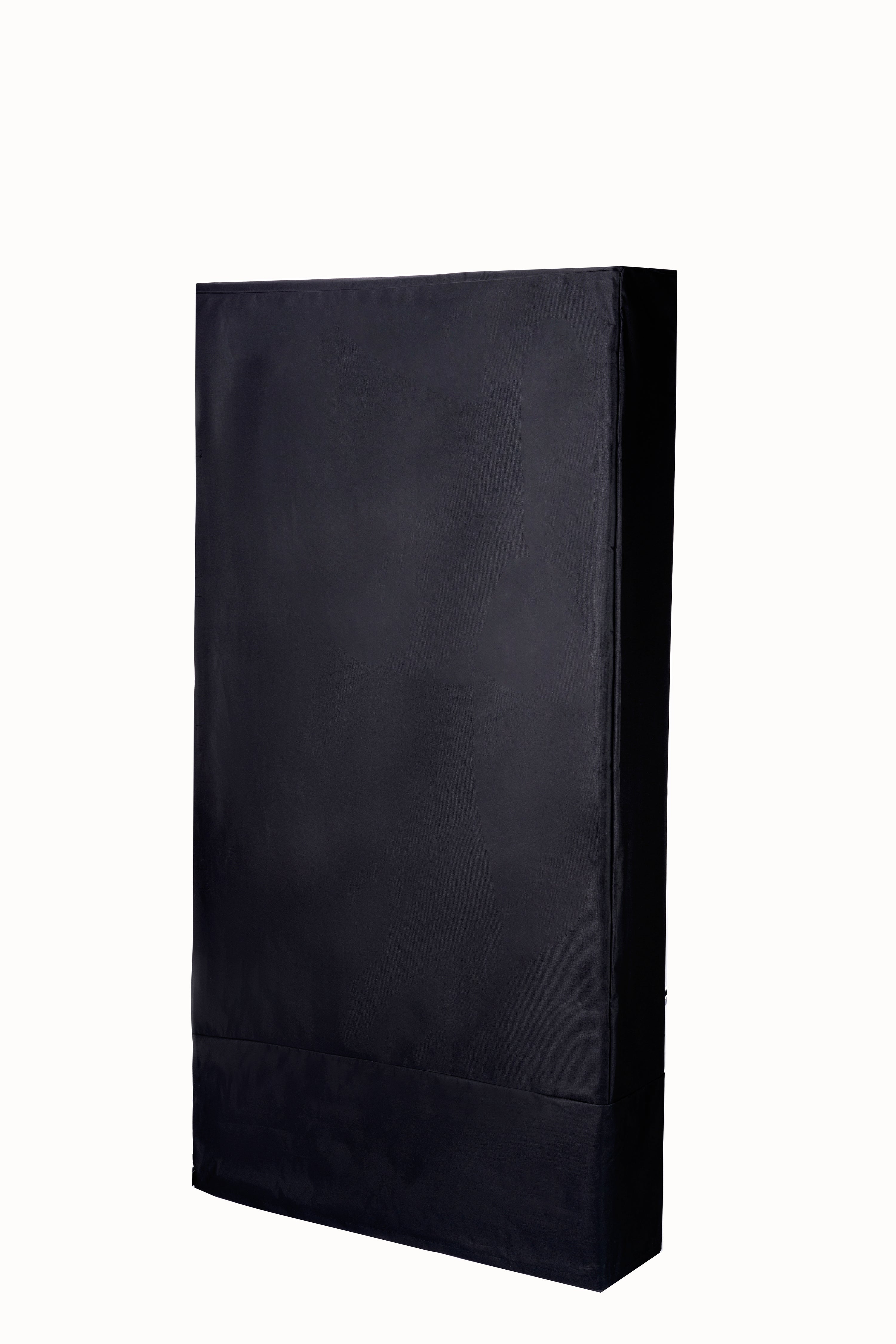 Lendo Online Support à bois de chauffage et housse de protection 100x25x196cm noir
