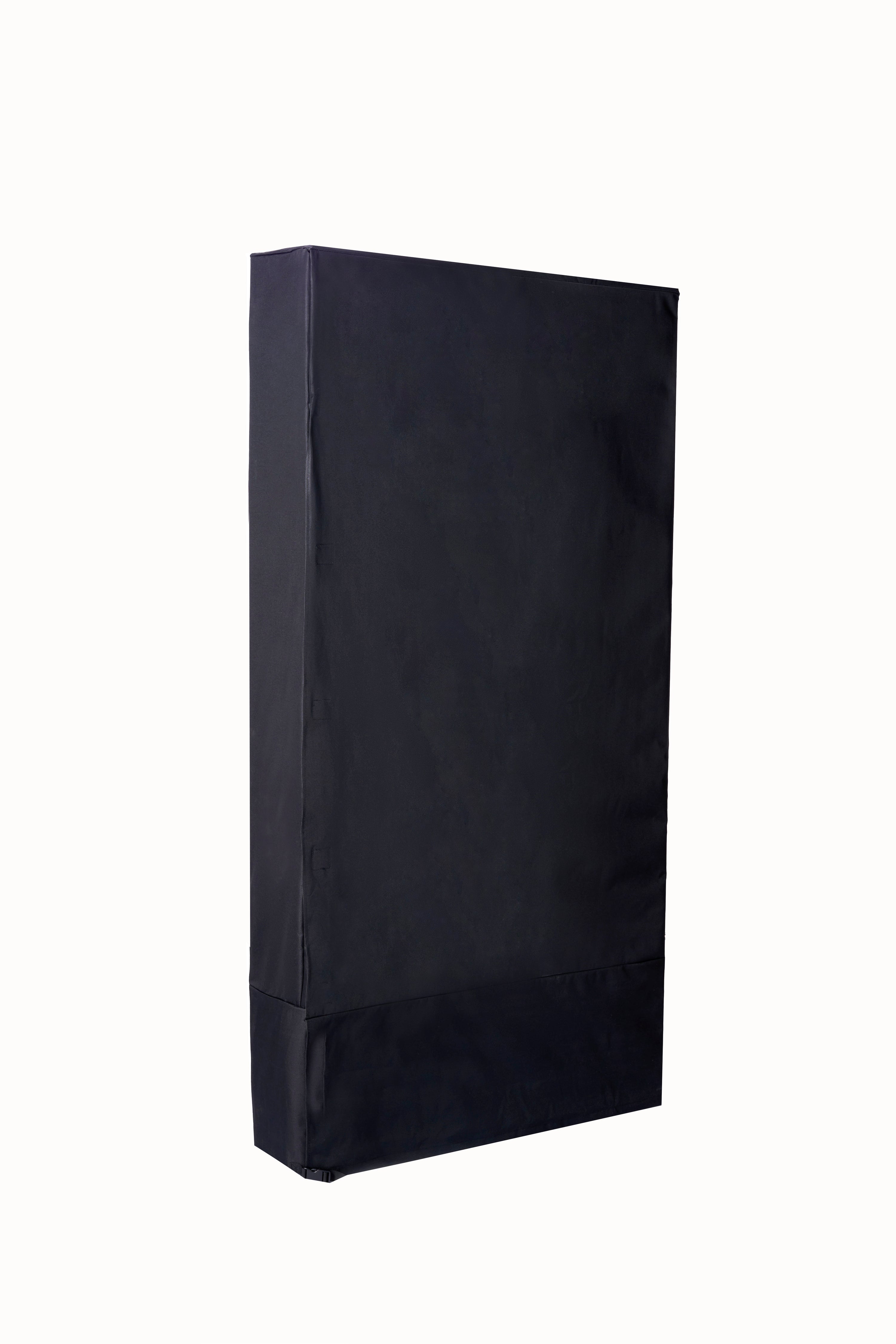Lendo Online Support à bois de chauffage et housse de protection 100x25x196cm noir