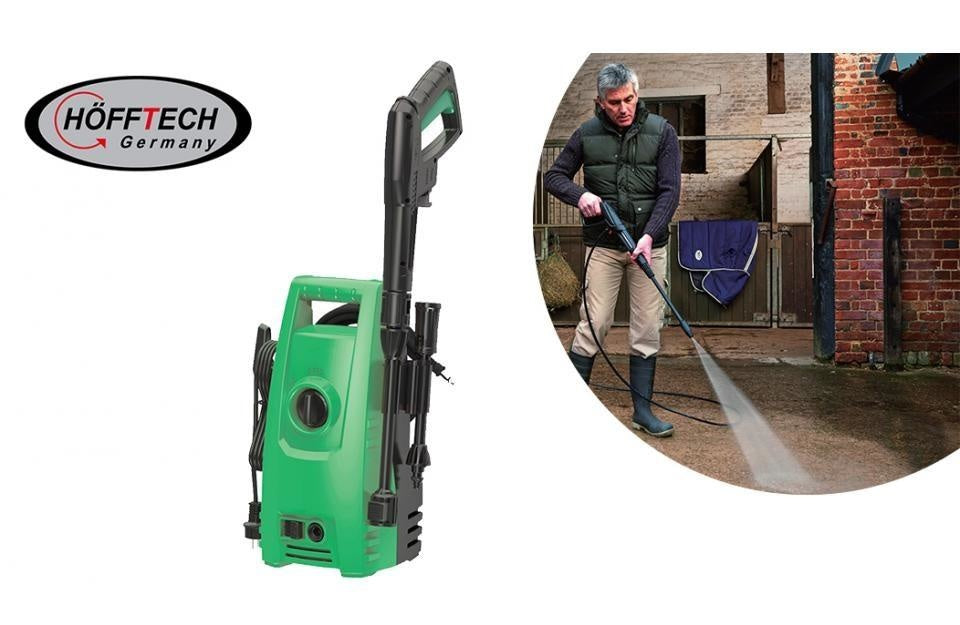Nettoyeur haute pression Hofftech 1200 Watt avec filtre et anti-saleté 100 BAR - 6,5L par minute