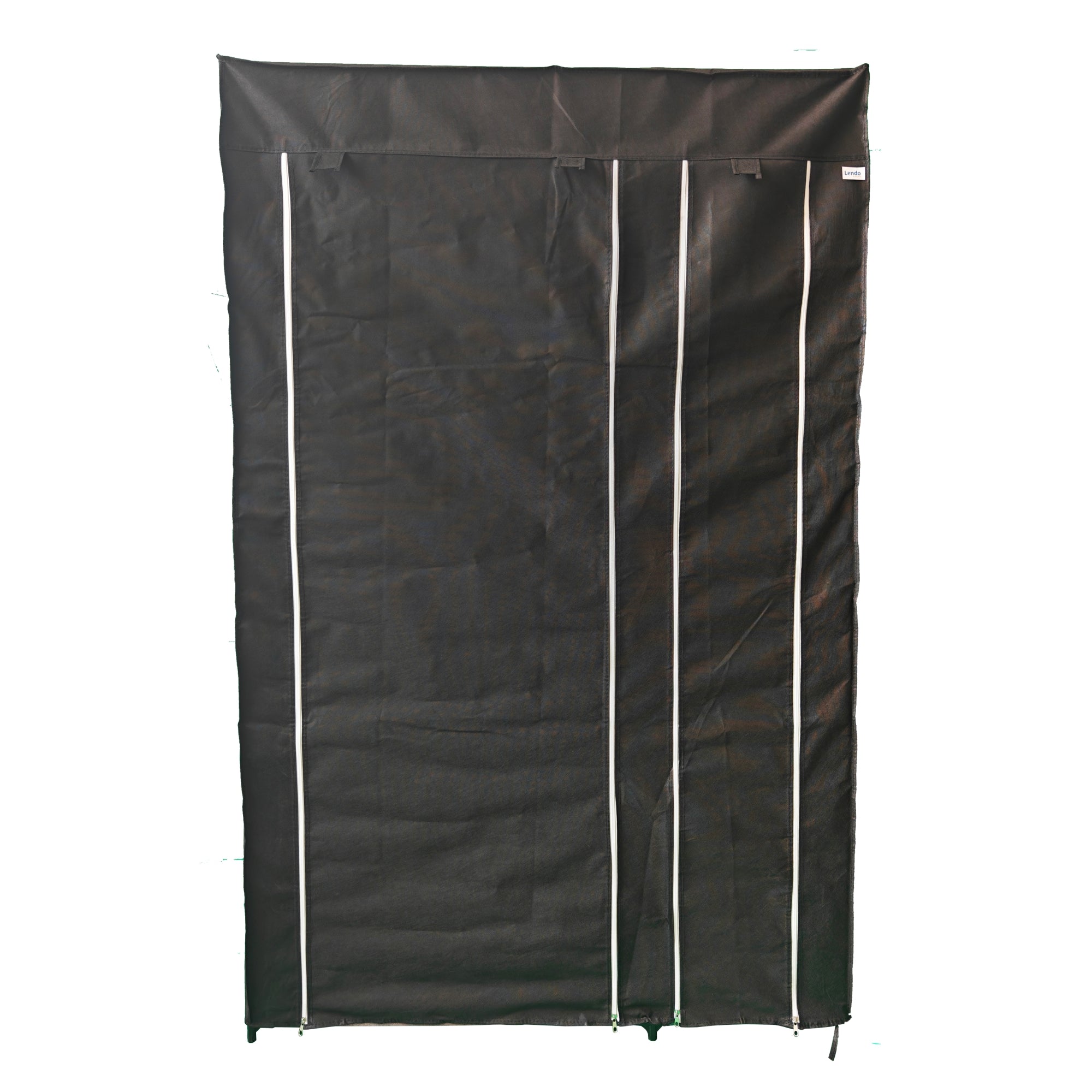 Lendo Online Kledingkast opvouwbaar 108x44x166cm zwart