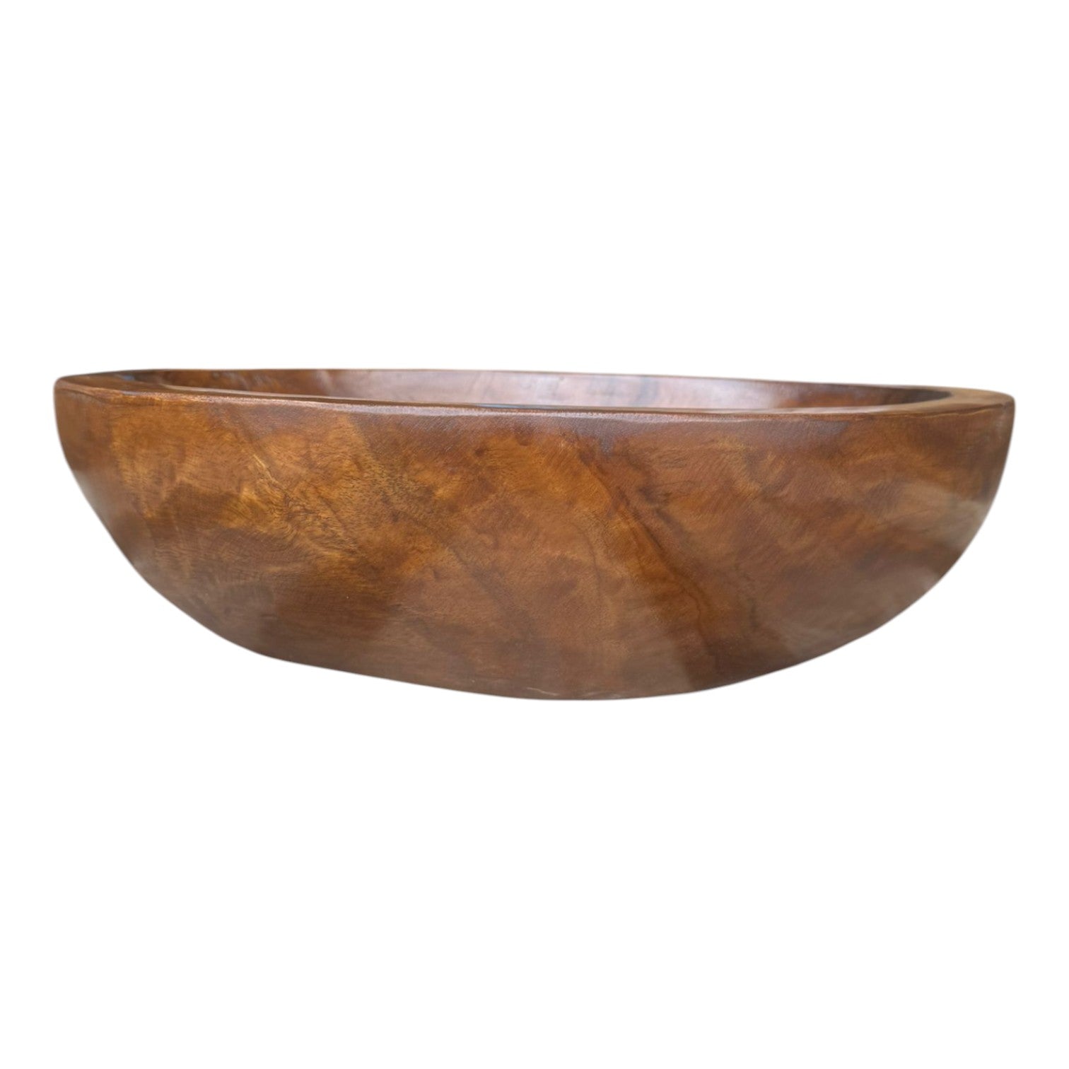 Lendo Online Wastafel ovaal 40x30x12cm teakhout bruin