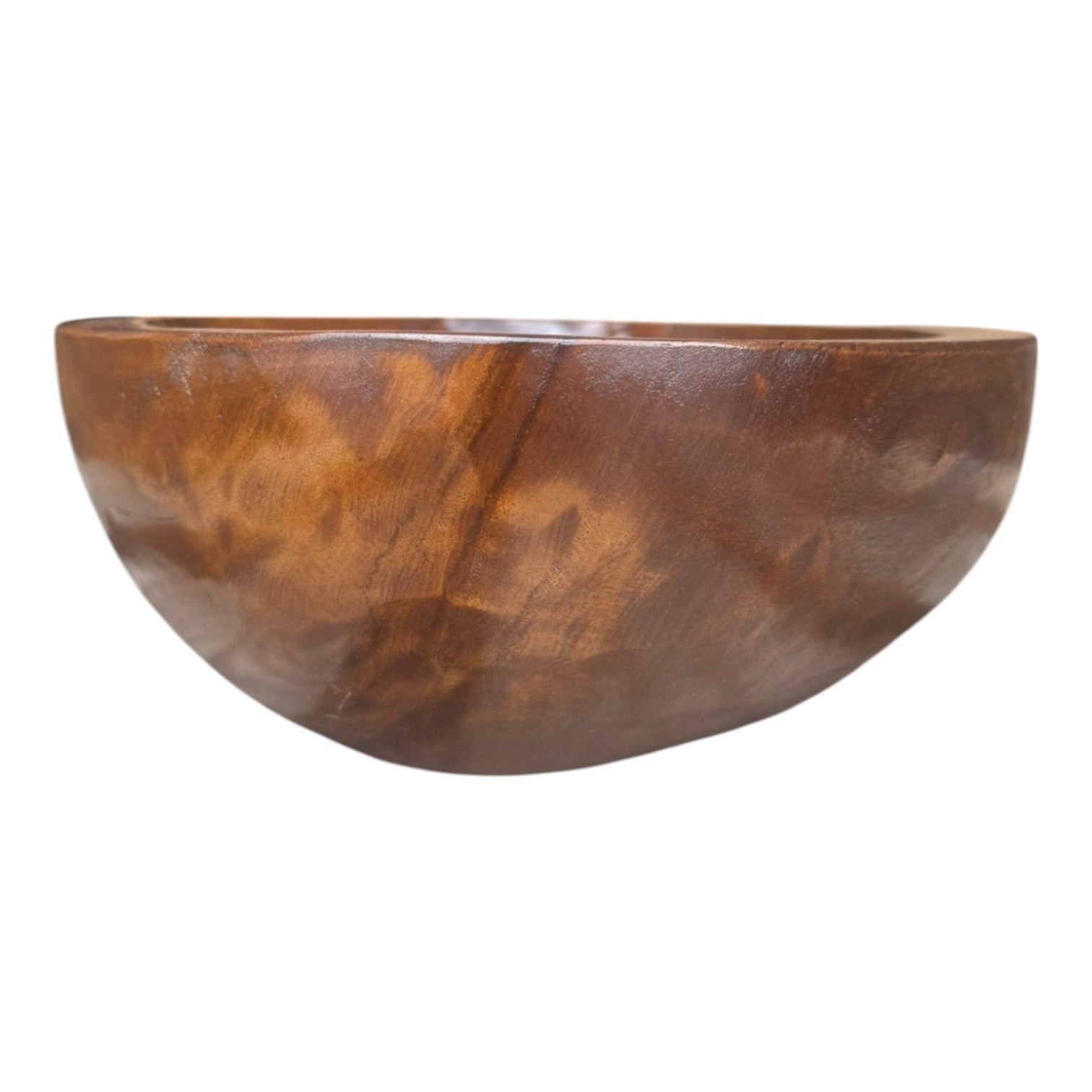 Lendo Online Wastafel ovaal 40x30x12cm teakhout bruin