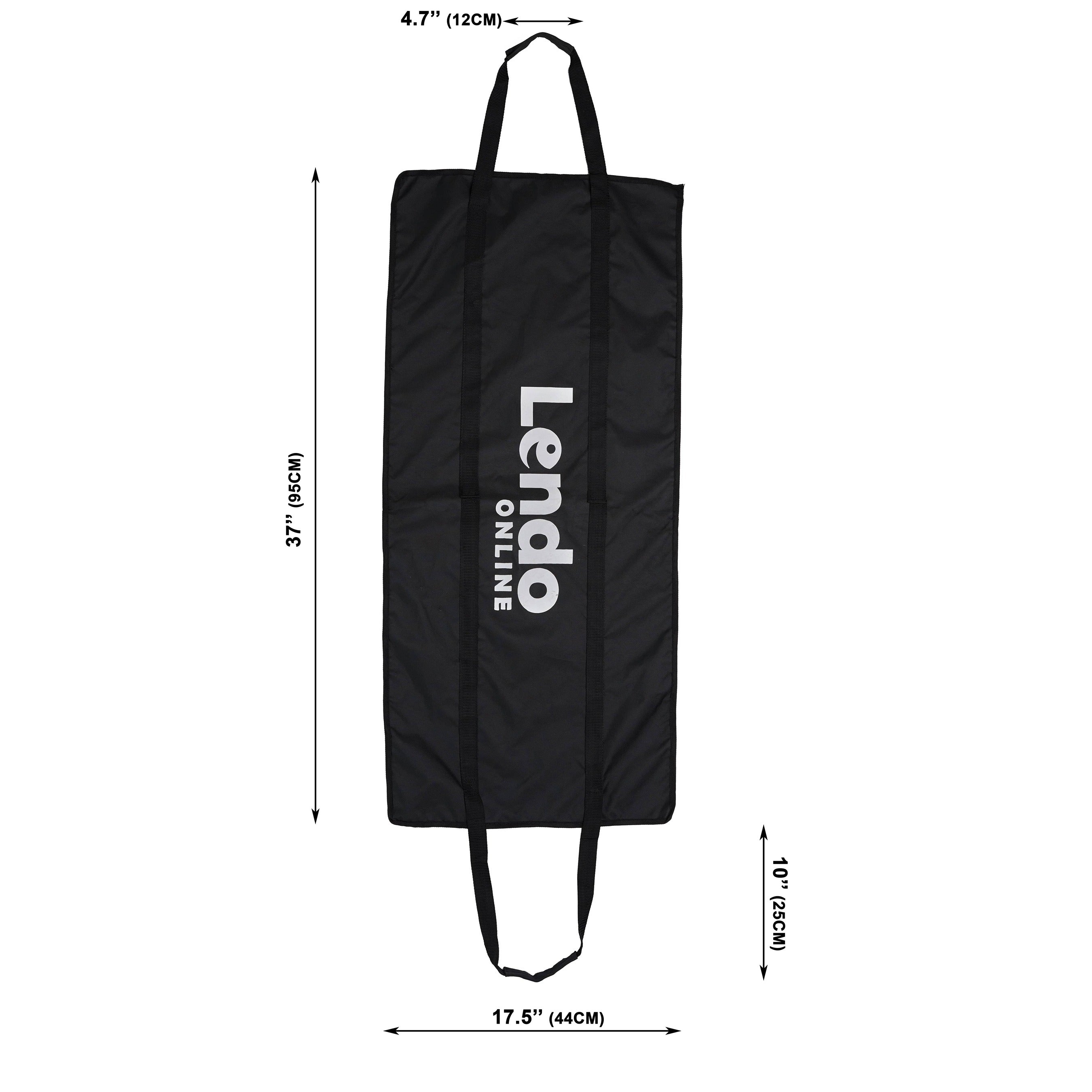 Lendo Online Brandhoutrek wandmodel 25x25x100cm zwart staal