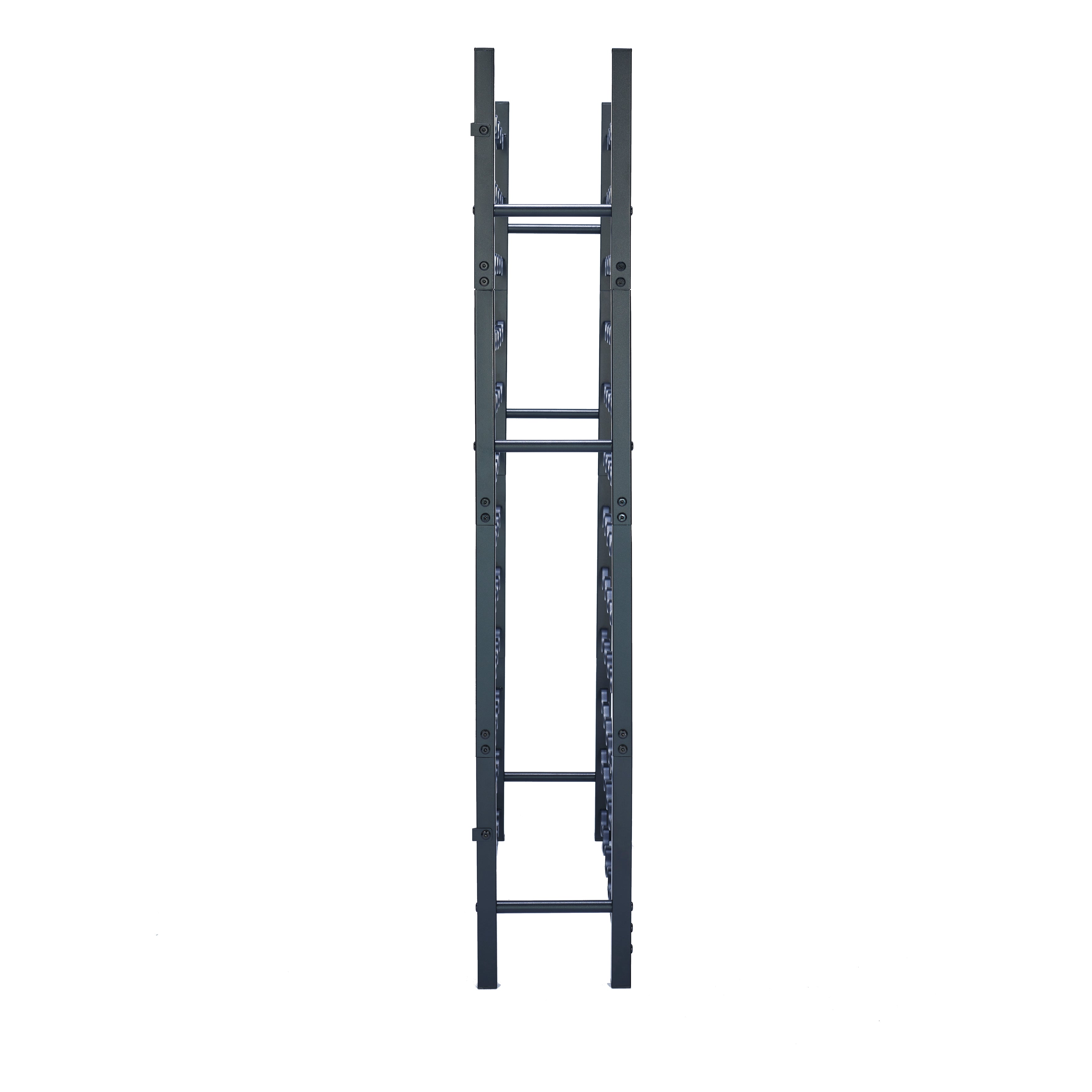 Lendo Online Wijnrek met kurkentrekker 72 flessen 65x20x120cm zwart