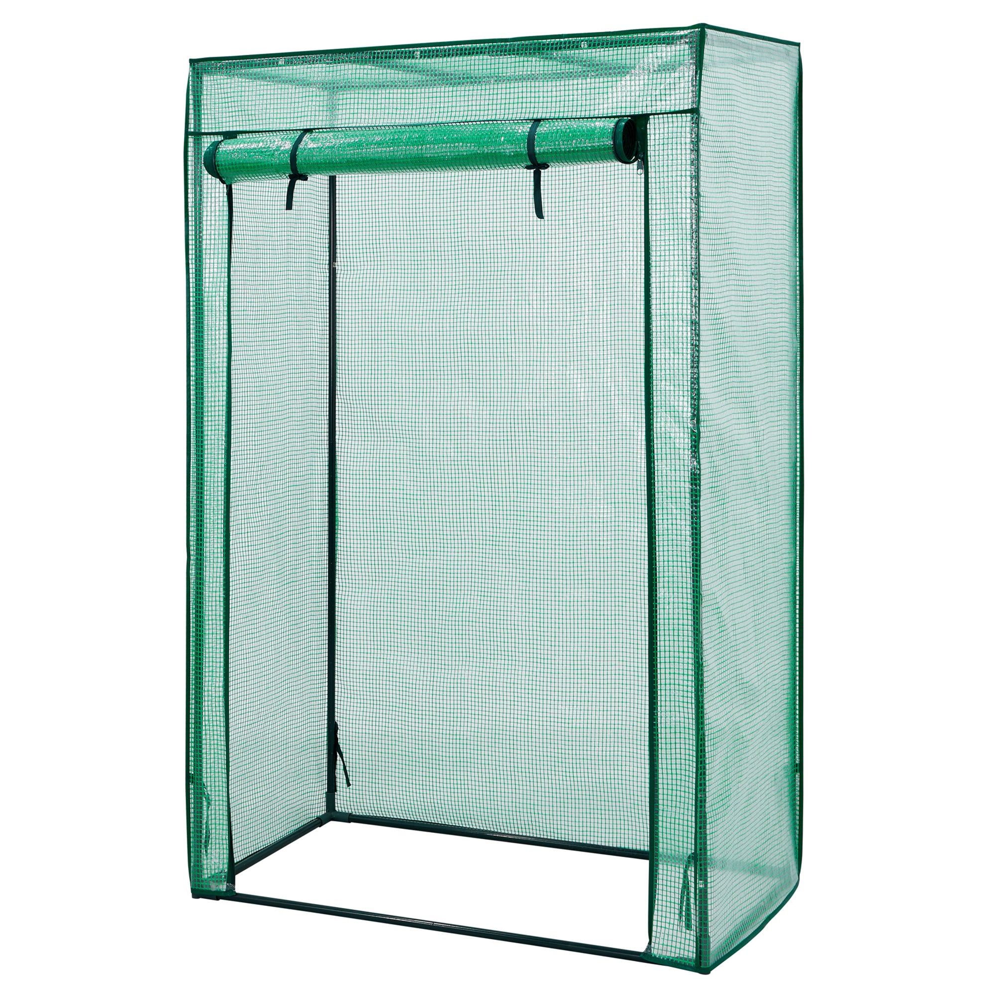 Lendo Online Tomatenkas met PE hoes 100x50x150cm staal groen