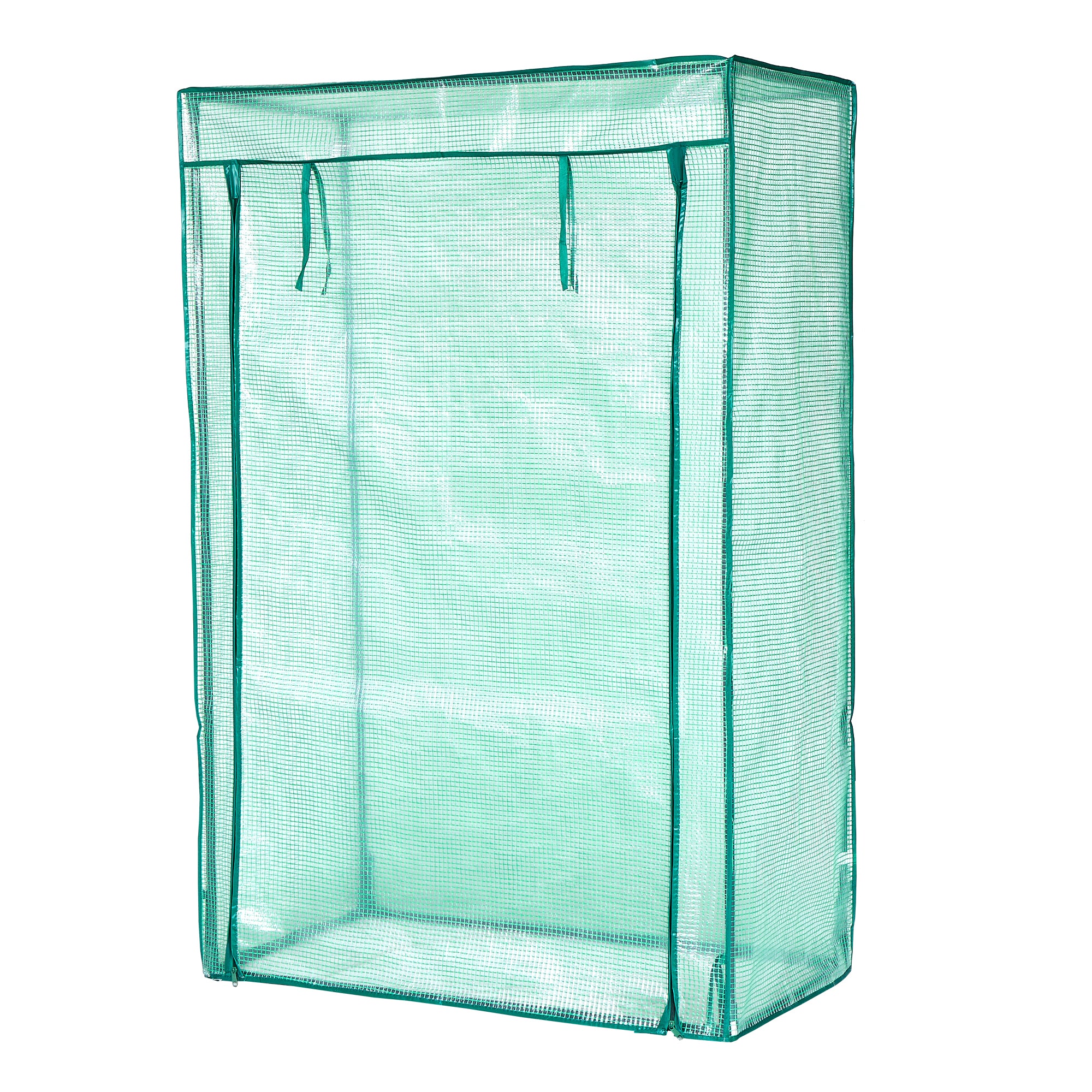 Lendo Online Tomatenkas met PE hoes 100x50x150cm staal groen