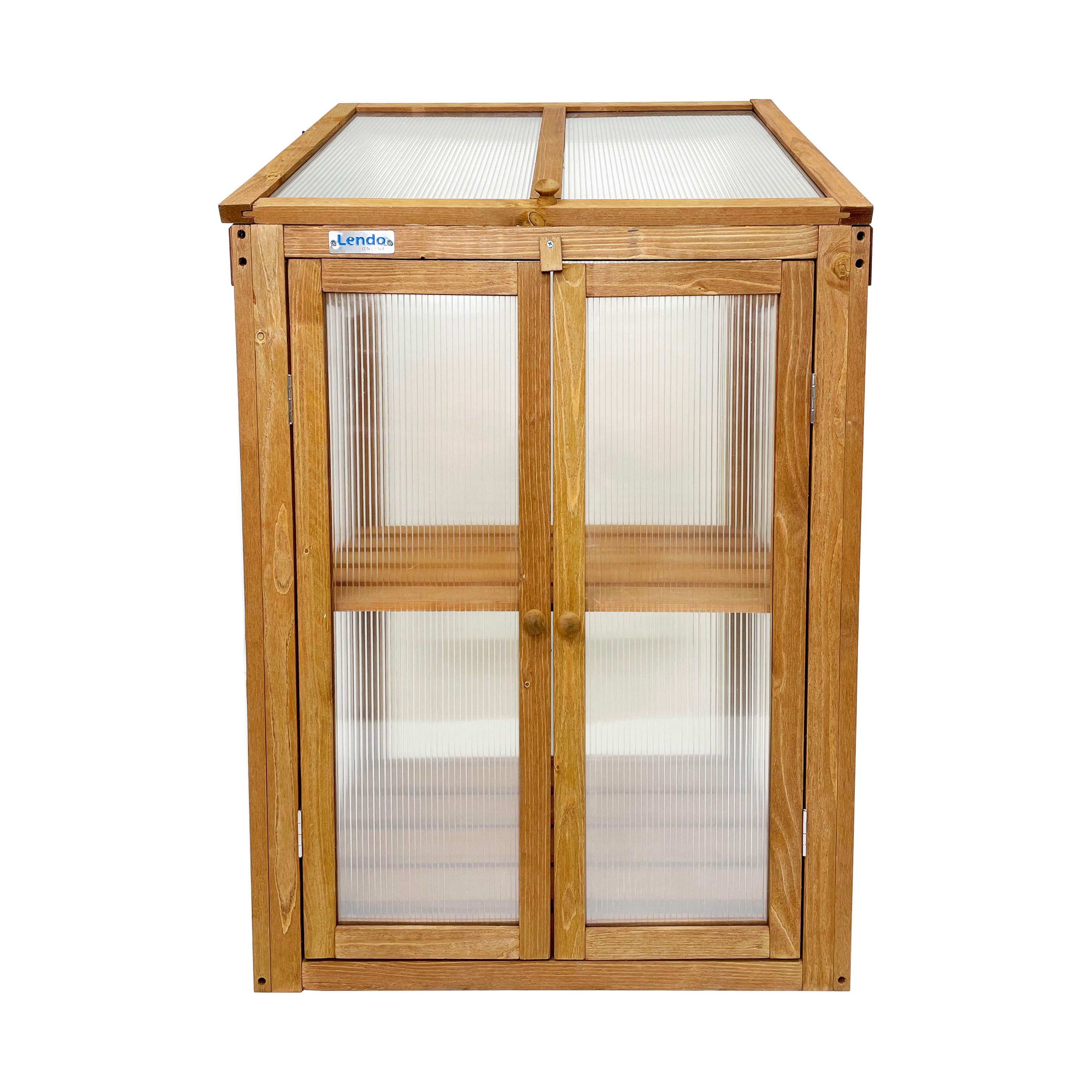 Lendo Online Kweekkas 60x49x97,5 cm vurenhout bruin