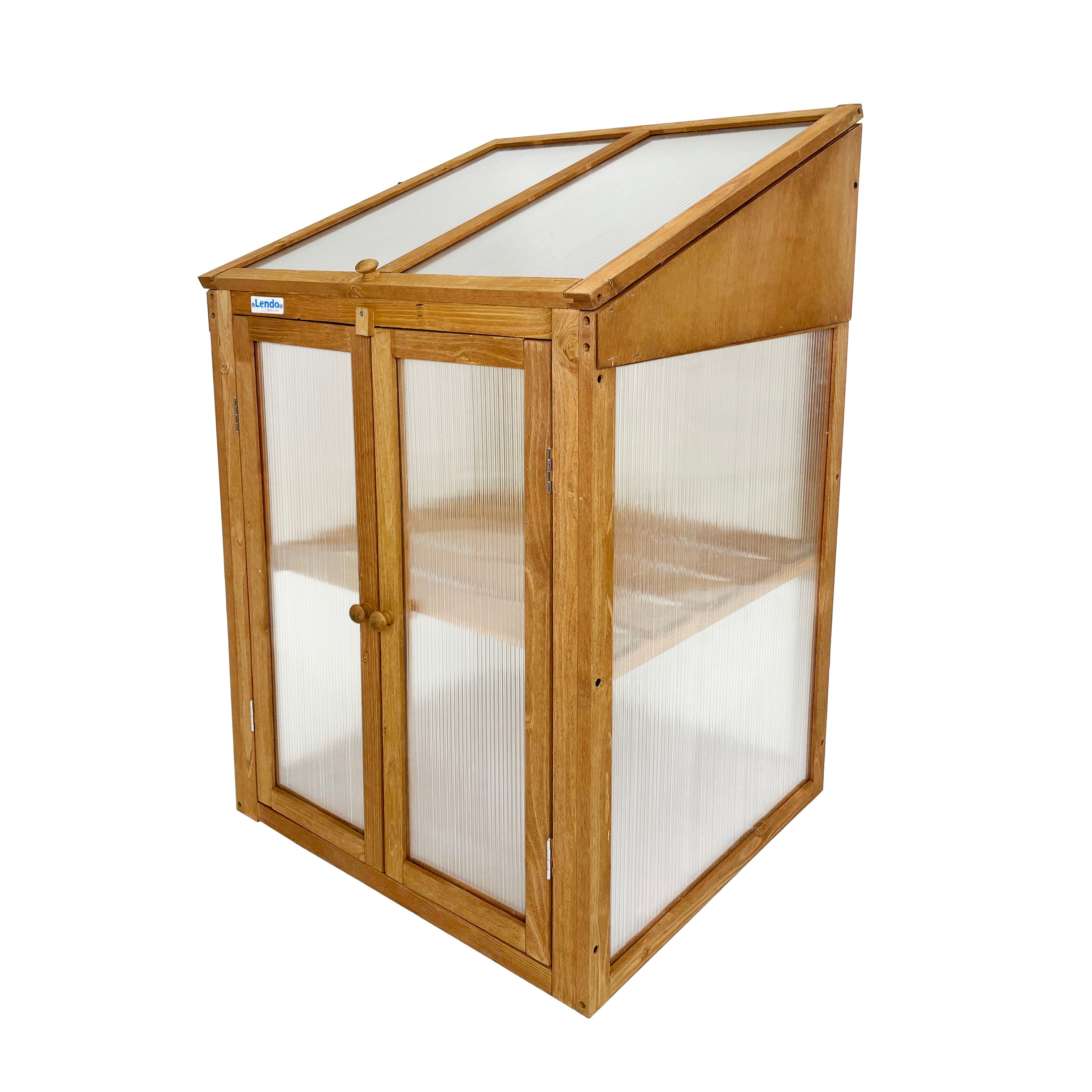 Lendo Online Kweekkas 60x49x97,5 cm vurenhout bruin