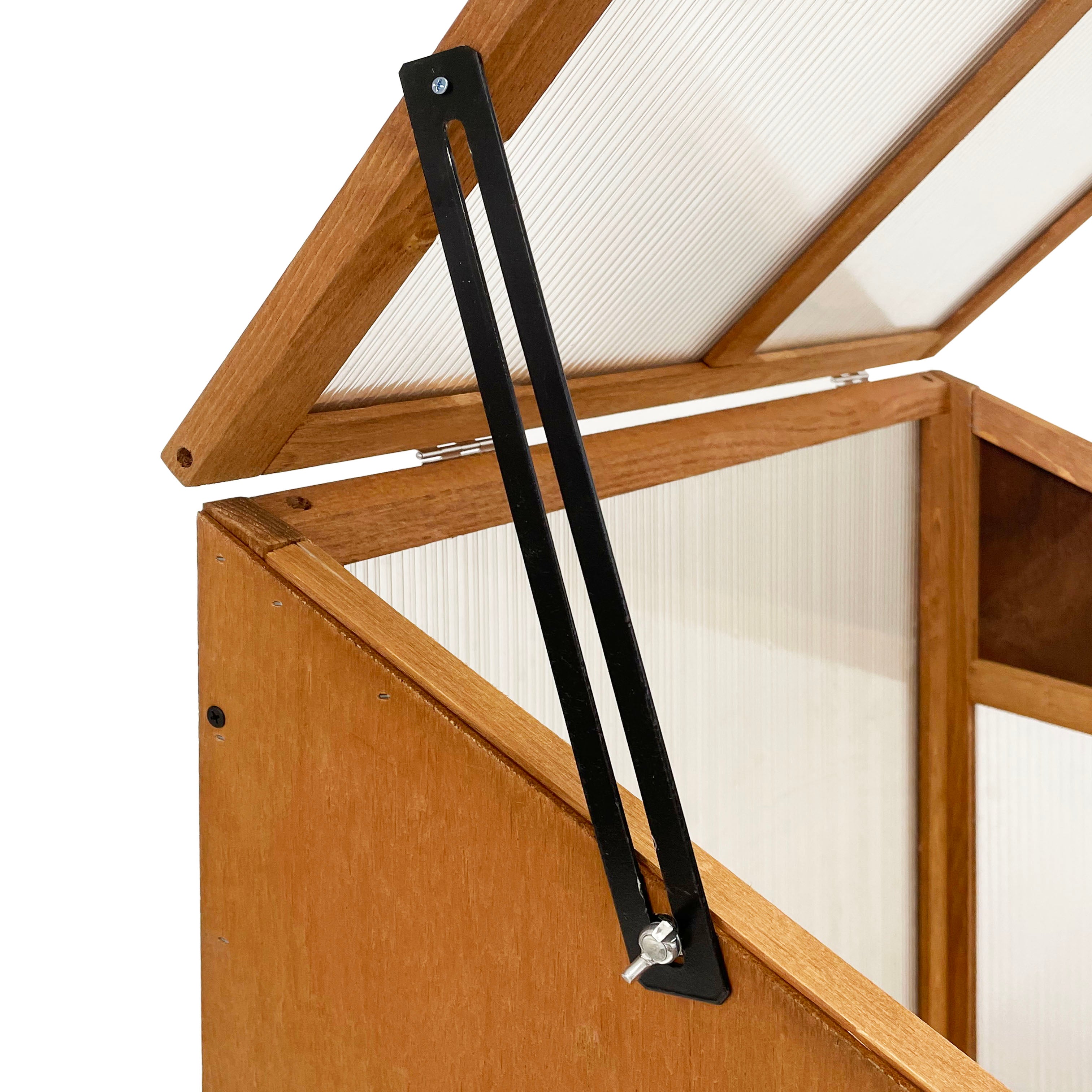 Lendo Online Kweekkas 60x49x97,5 cm vurenhout bruin