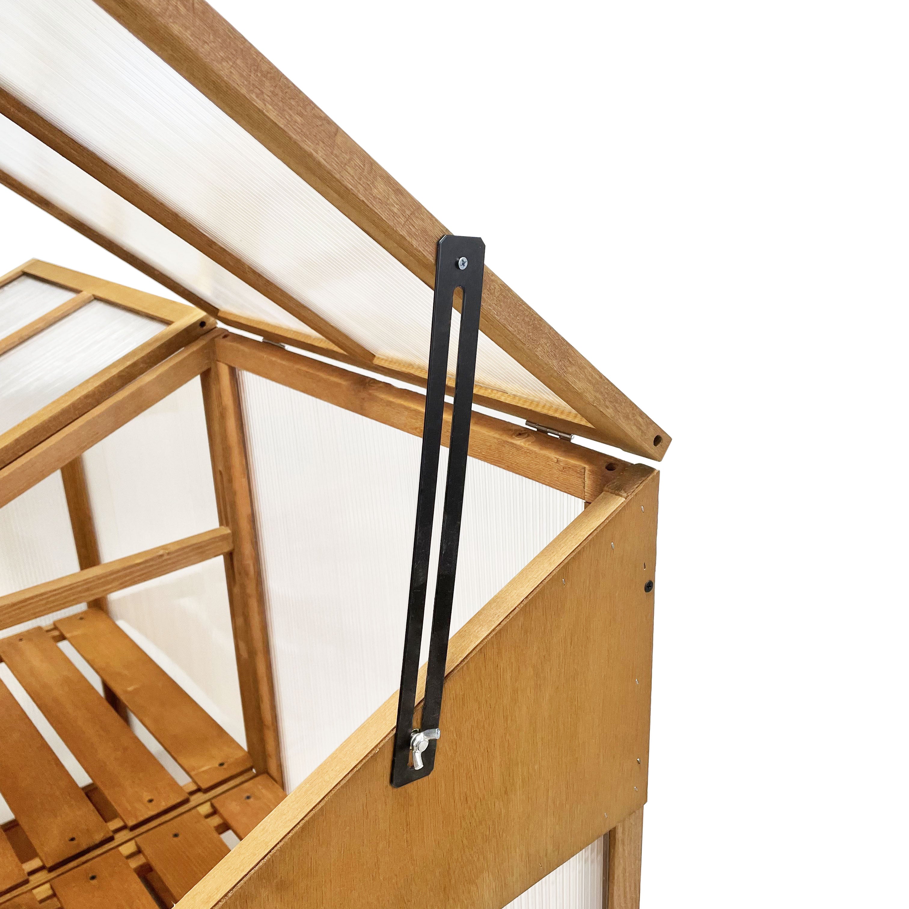 Lendo Online Kweekkas 120x49x96,5 cm vurenhout bruin