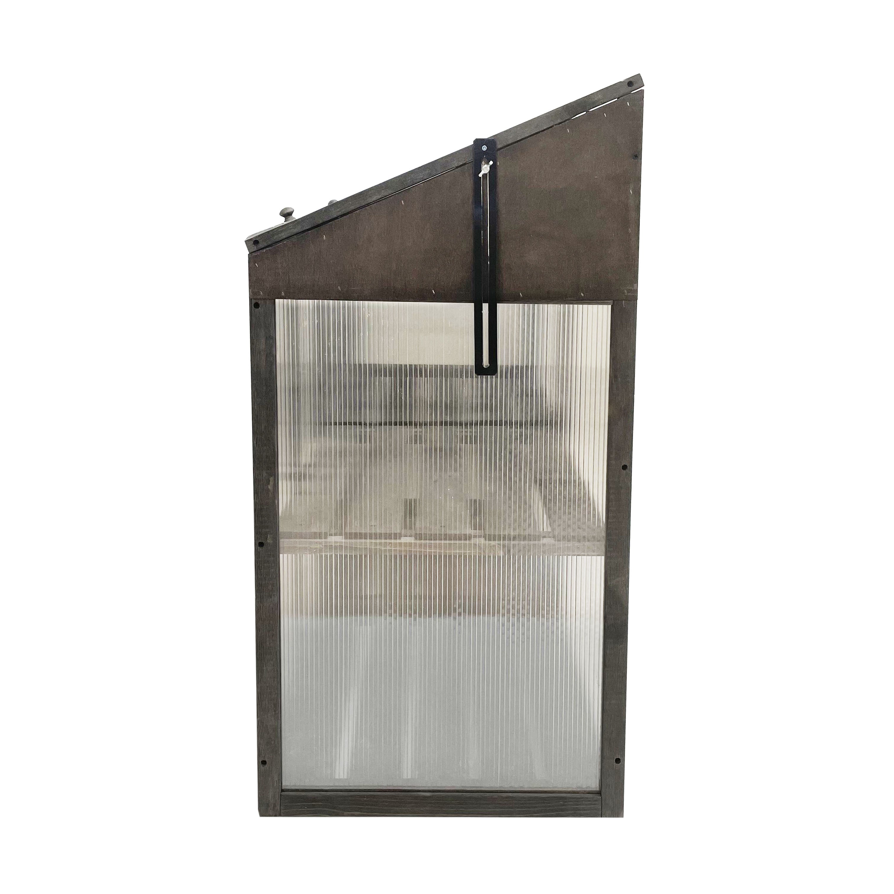 Lendo Online Kweekkas 120x49x96,5 cm vurenhout grijs