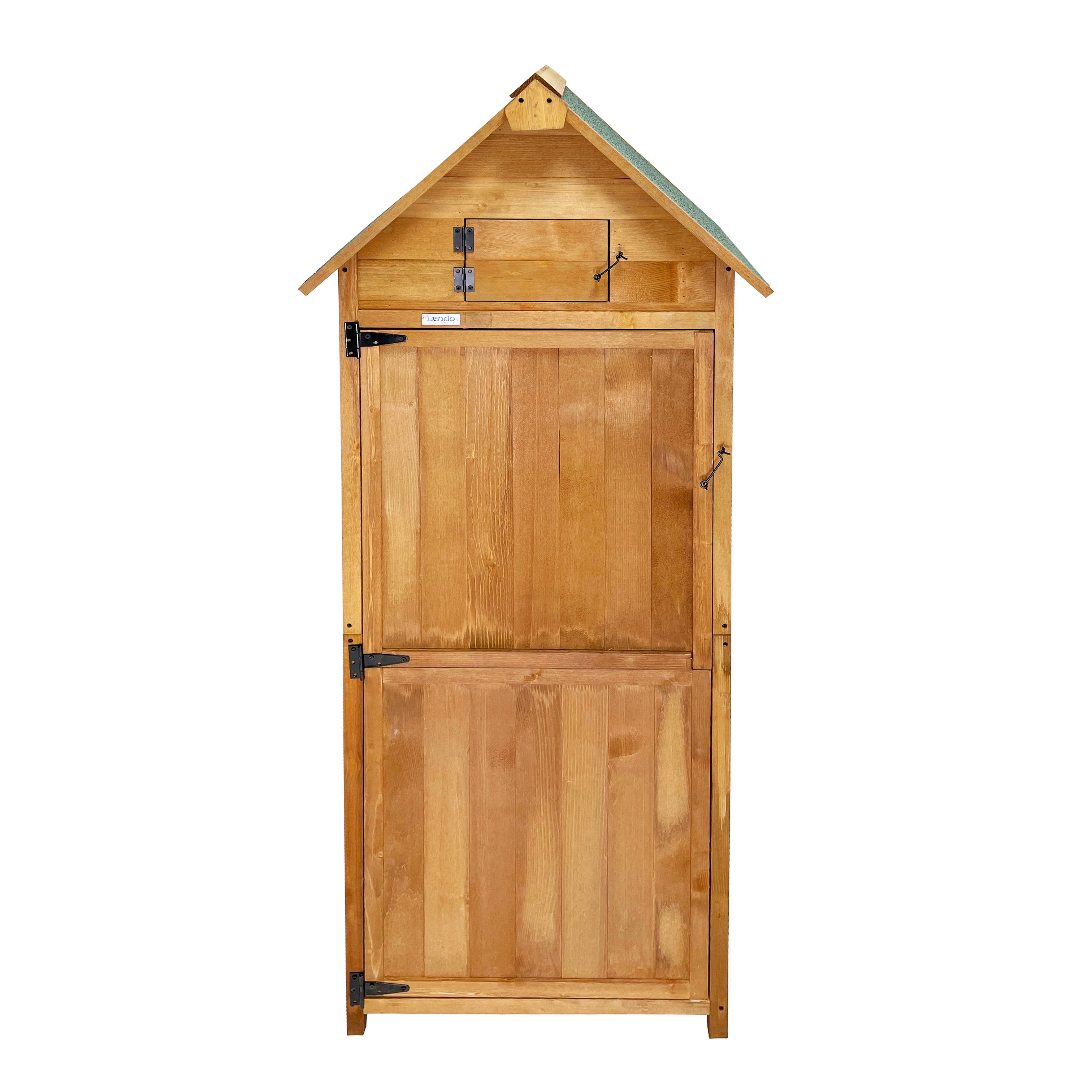 Lendo Online Gereedschapsschuur 74,5x50x180 cm vurenhout bruin