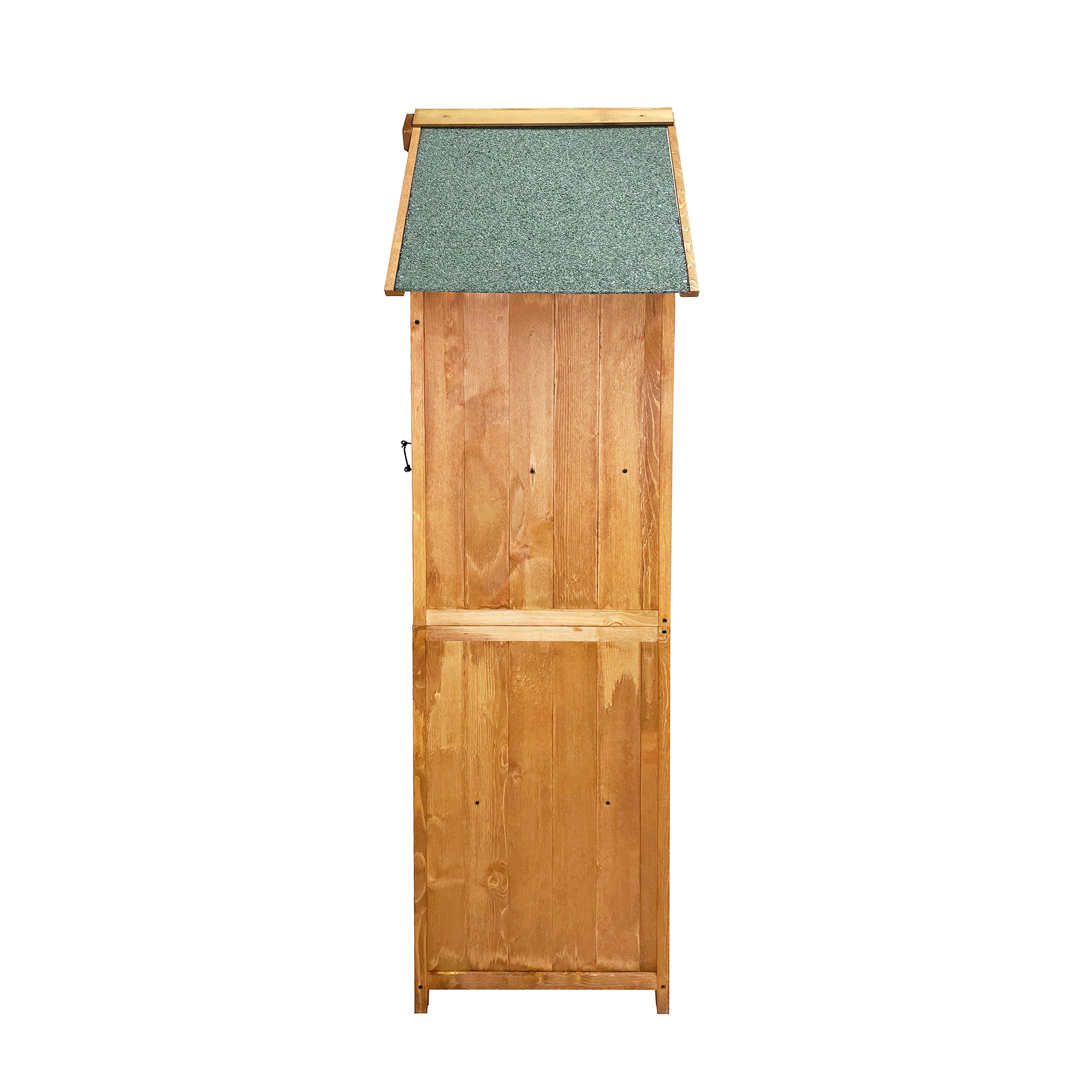 Lendo Online Gereedschapsschuur 74,5x50x180 cm vurenhout bruin