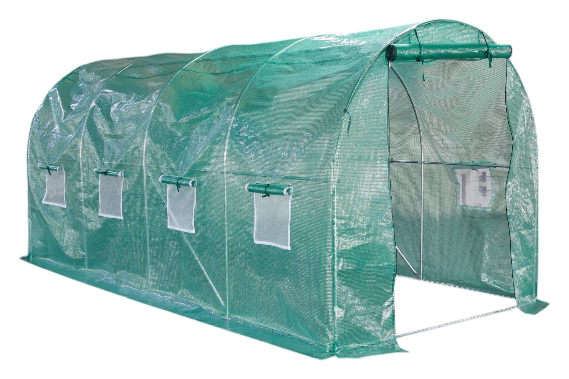 Lendo Online Tunnelkas met PE hoes 200x450x200cm staal groen