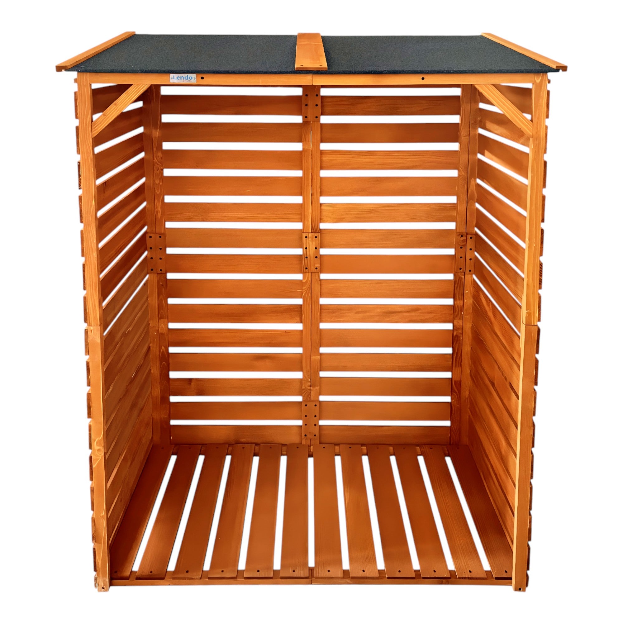 Lendo Online Brandhoutschuur 118x59x158 cm vurenhout bruin