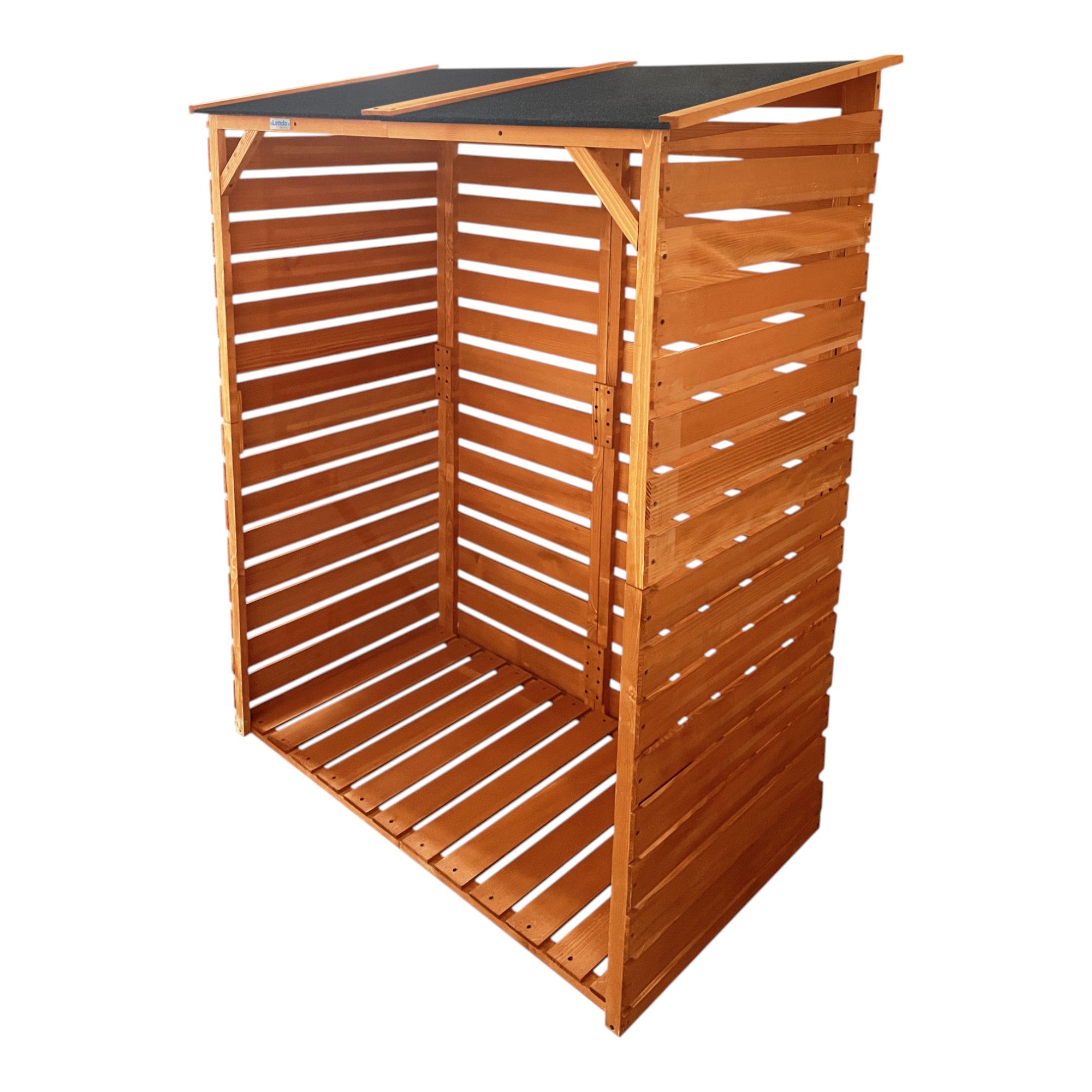 Lendo Online Brandhoutschuur 118x59x158 cm vurenhout bruin