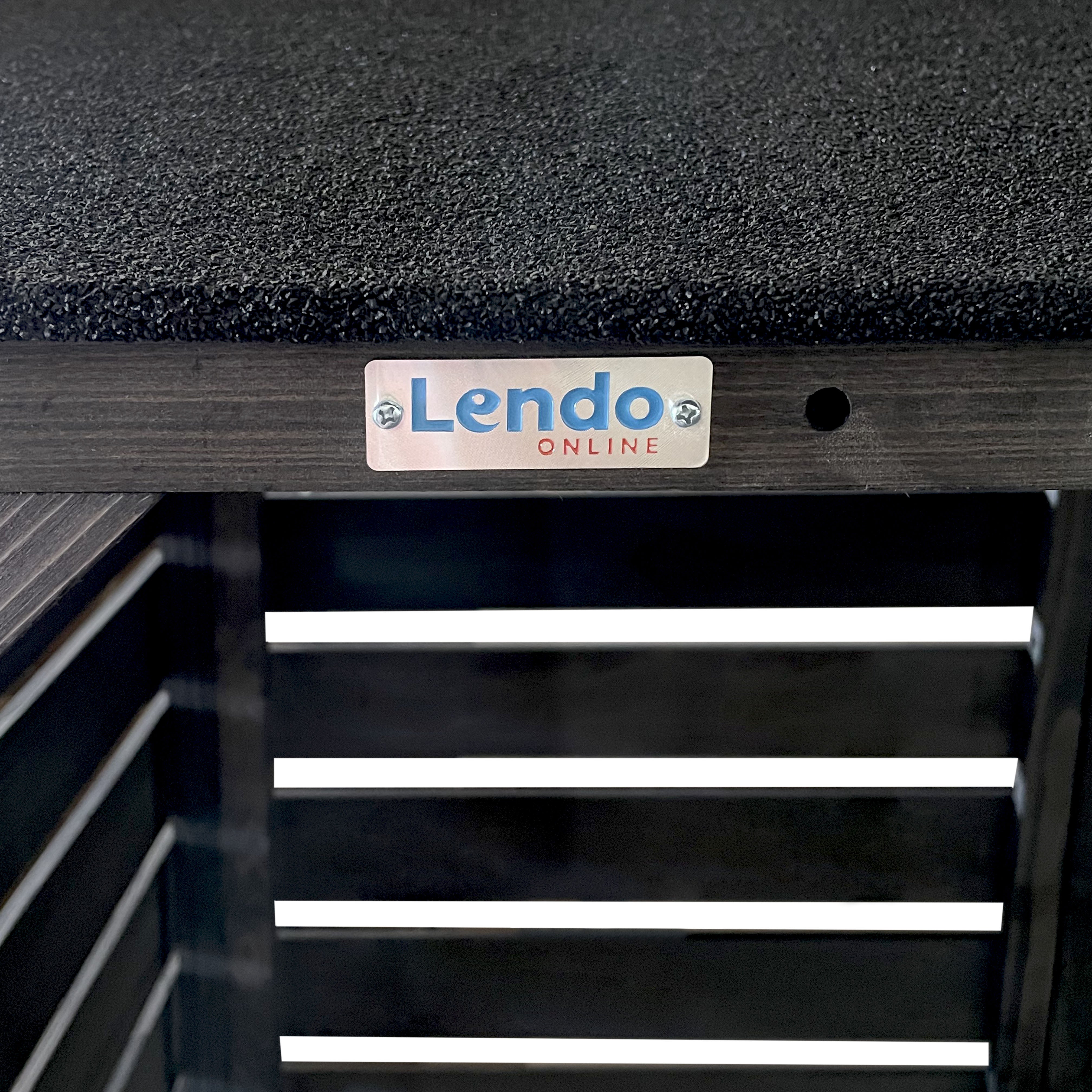 Lendo Online Brandhoutschuur 118x59x158 cm vurenhout grijs