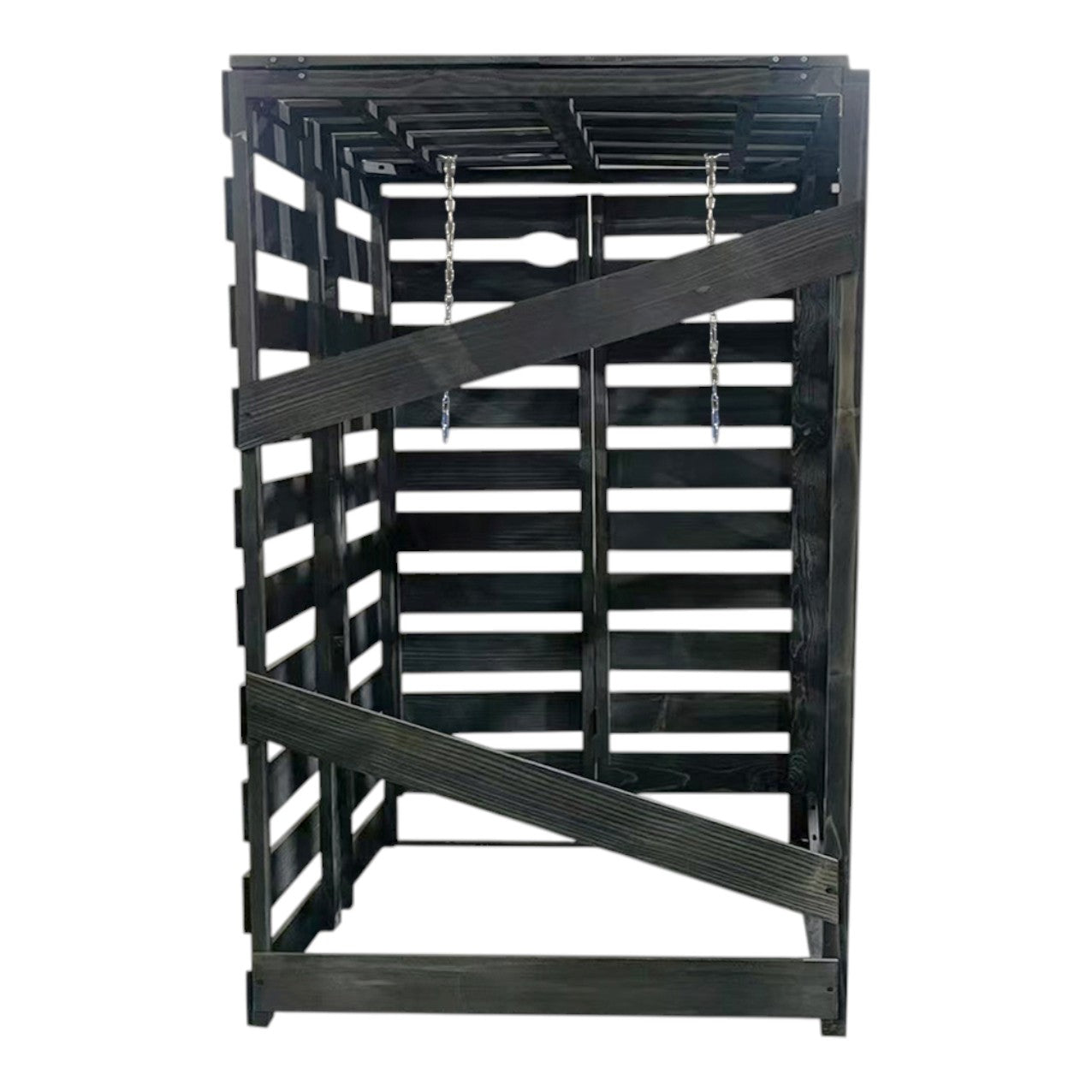 Lendo Online Container ombouw enkel 71x80x118cm vurenhout grijs