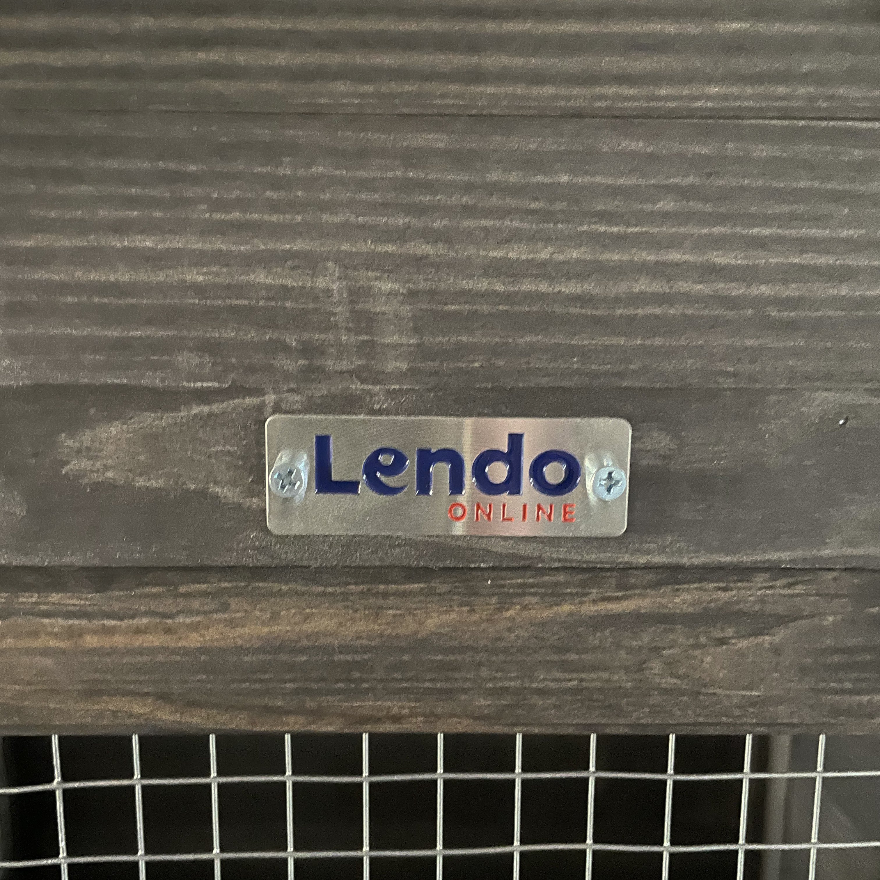 Lendo Online Volière 70x57x165 cm geïmpregneerd vurenhout grijs