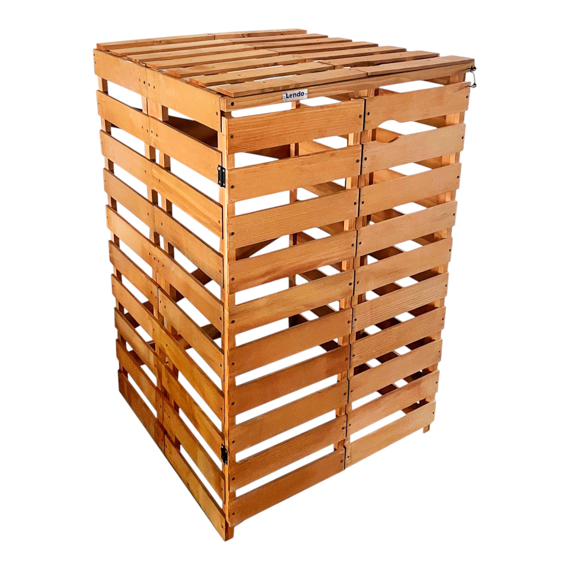 Lendo Online Container ombouw enkel 71x80x118cm vurenhout bruin